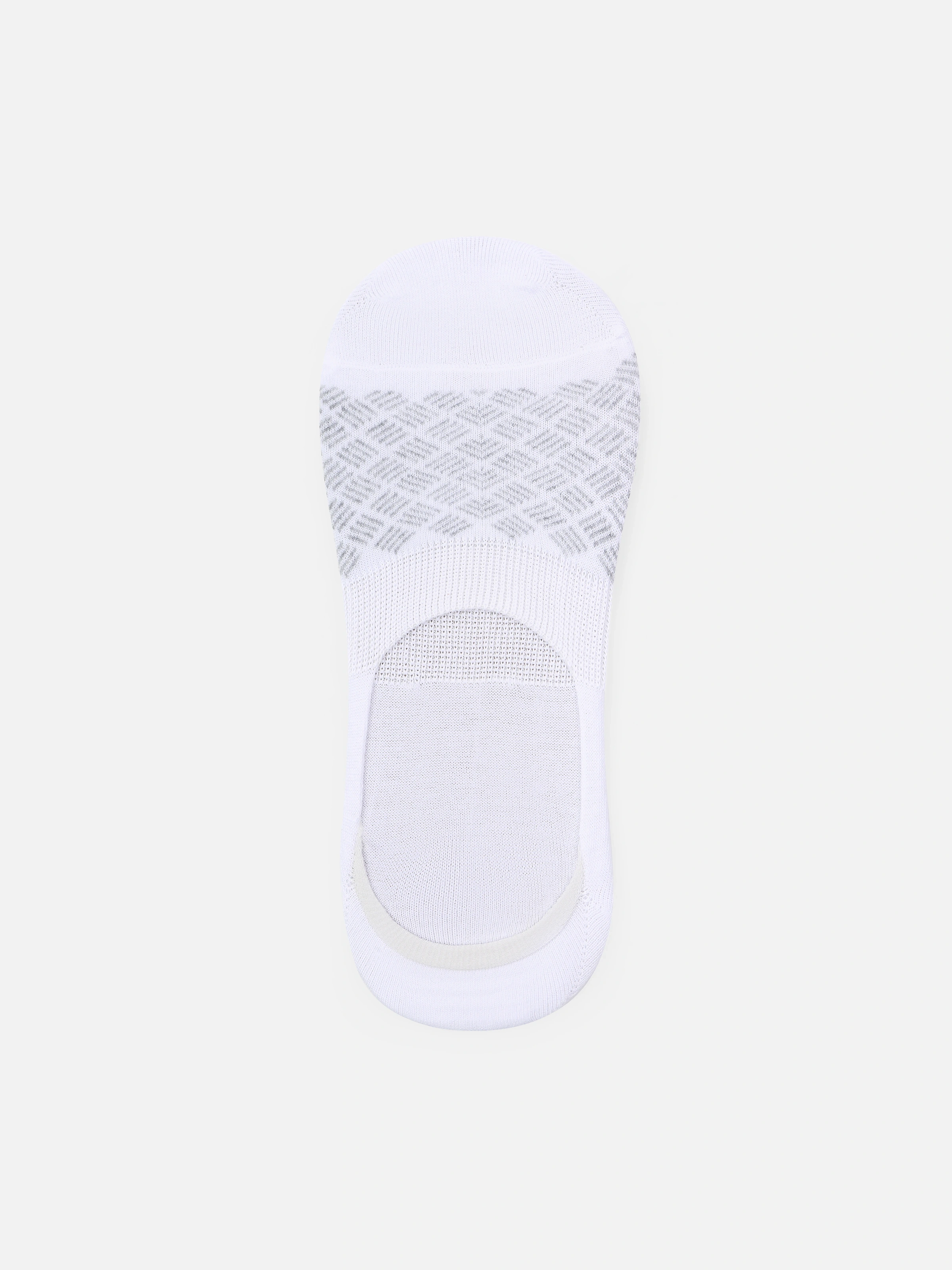 White No-Show Socks - FAMSO5-034