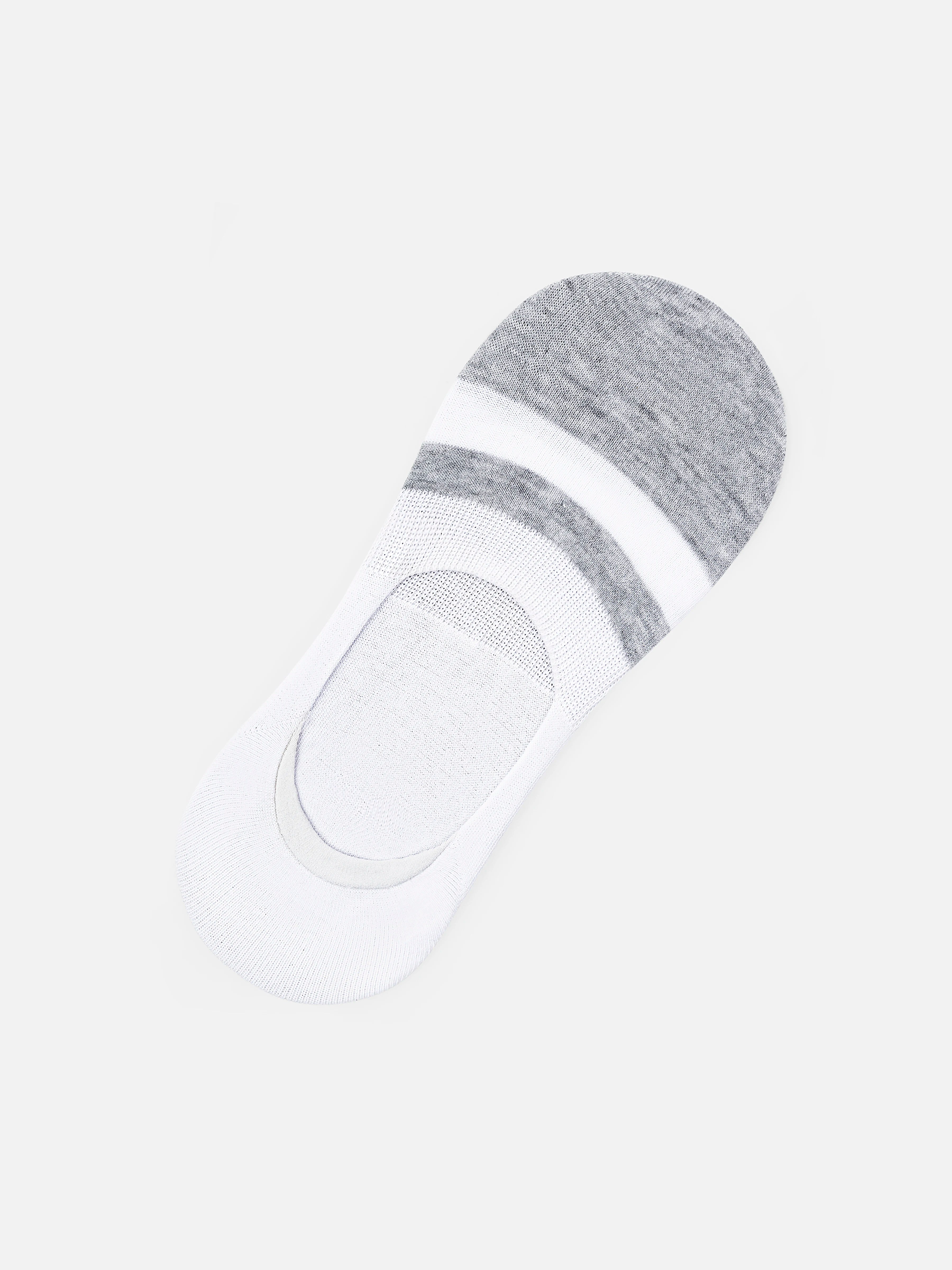 White No-Show Socks - FAMSO5-046