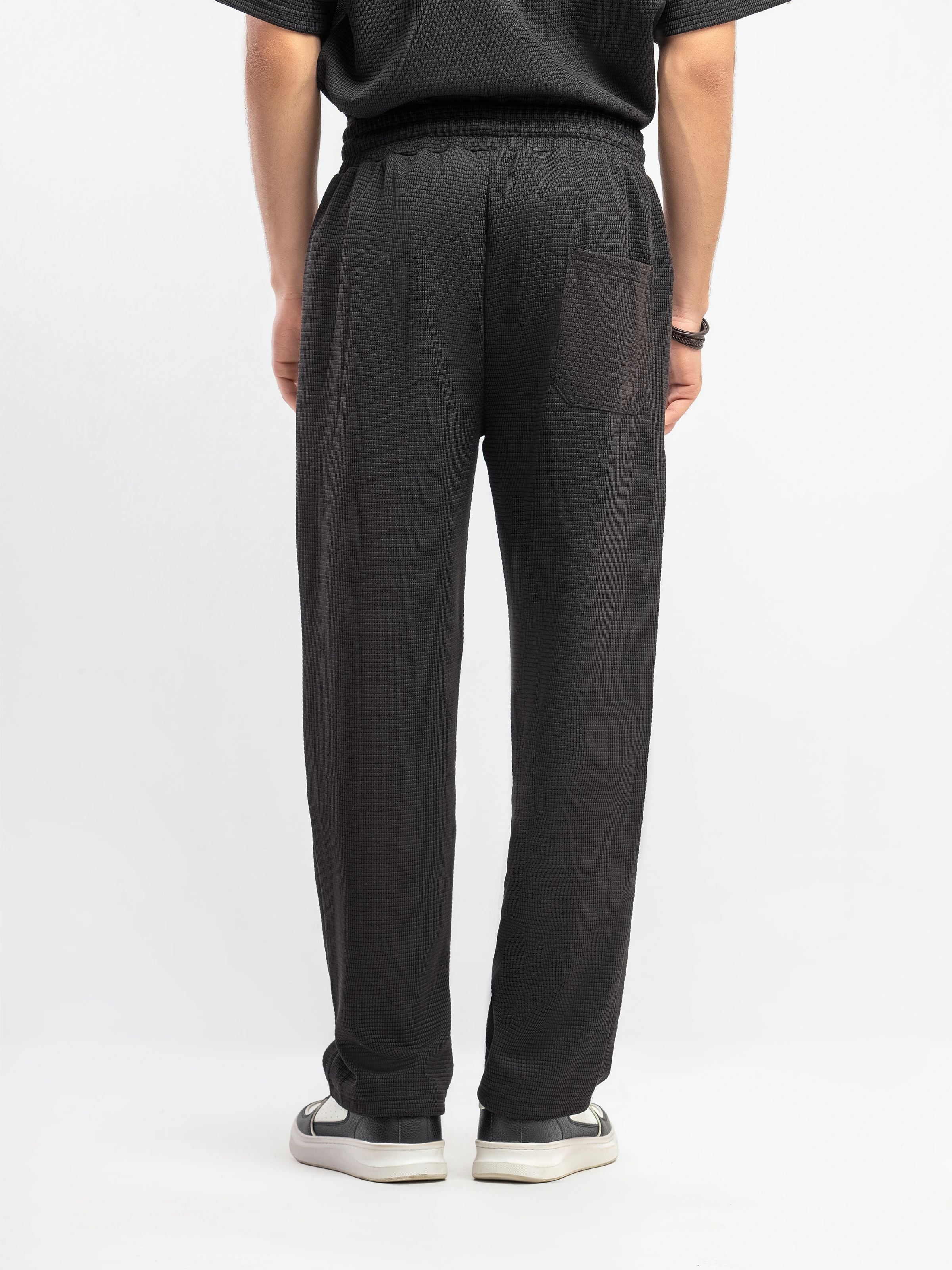 Textured Co-ord Set Trousers - FMBCS5-051