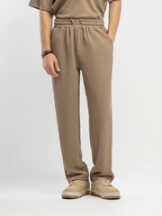 Textured Co-ord Set Trousers - FMBCS5-054