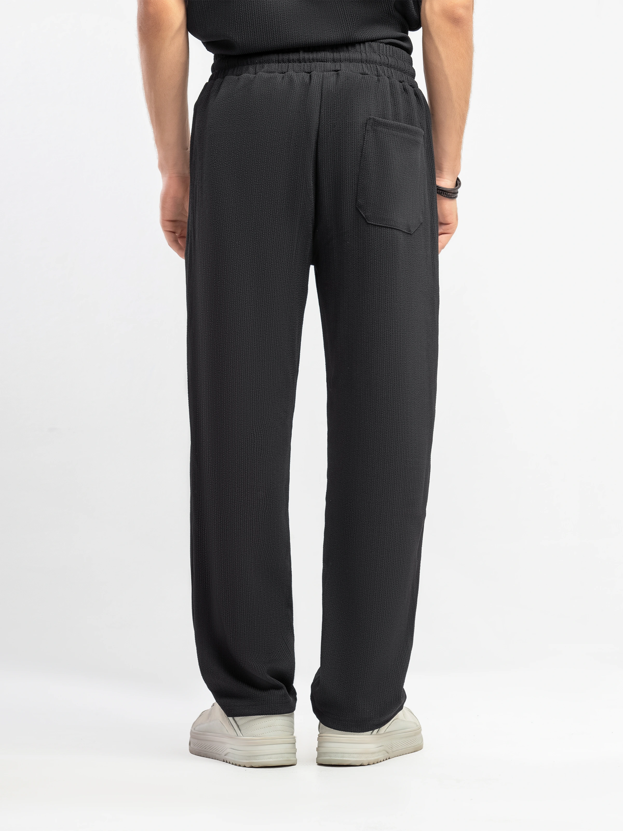 Textured Co-ord Set Trousers - FMBCS5-057