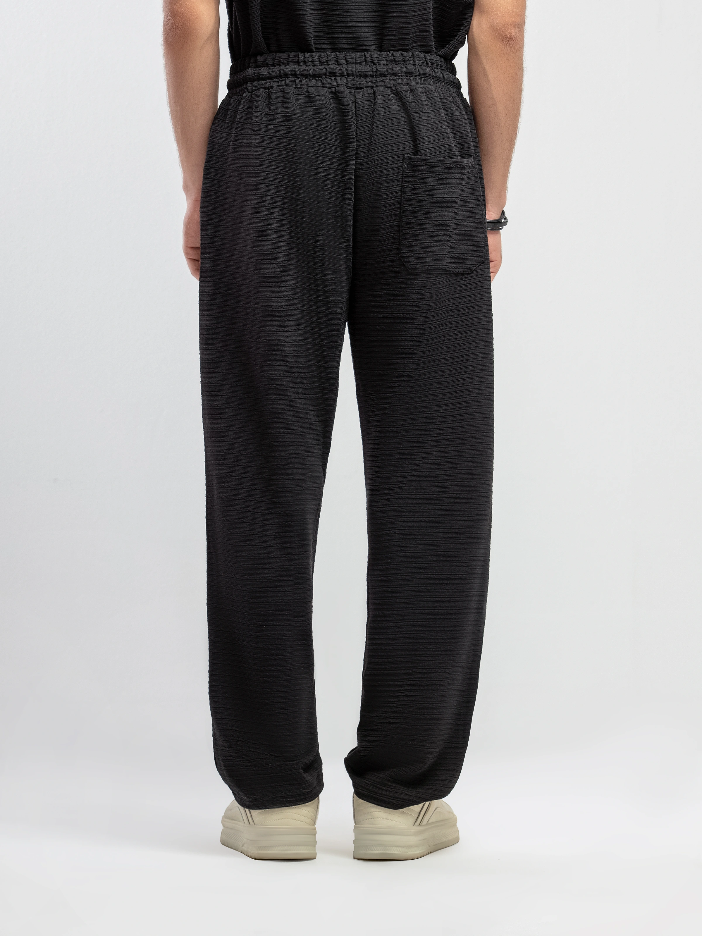 Textured Co-ord Set Trousers - FMBCS5-059