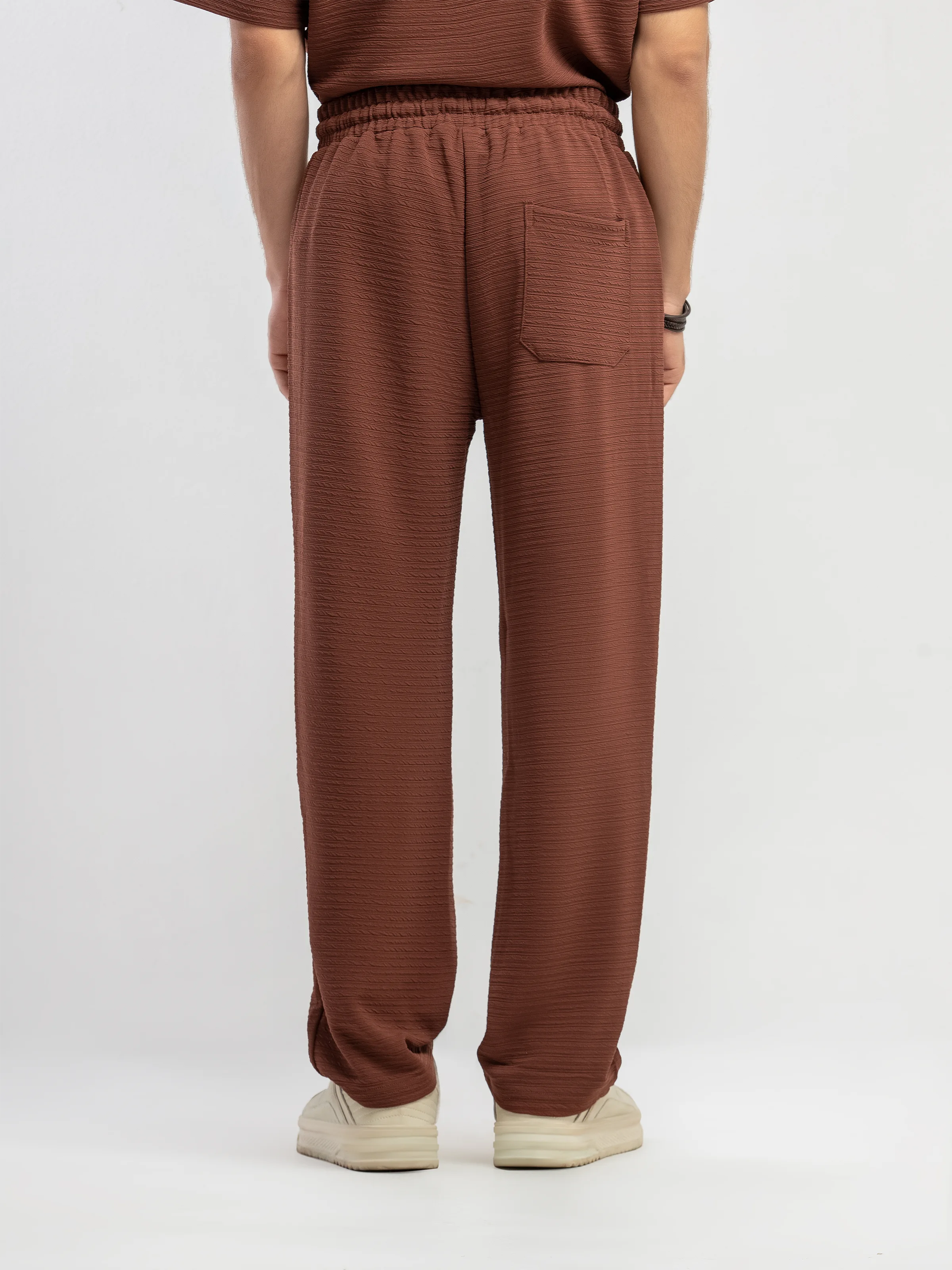Textured Co-ord Set Trousers - FMBCS5-060