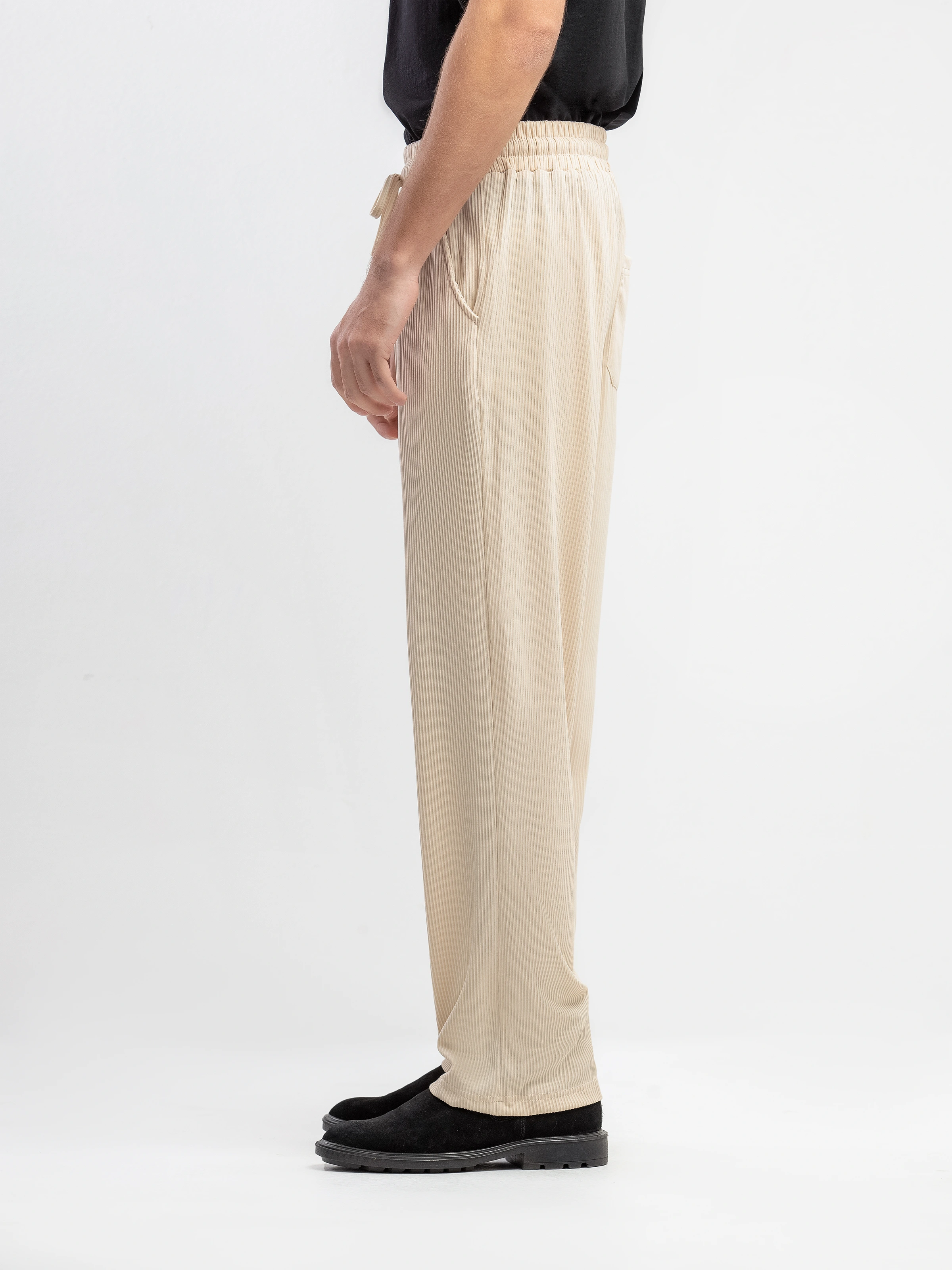 Textured Co-ord Set Trousers - FMBCS5-061