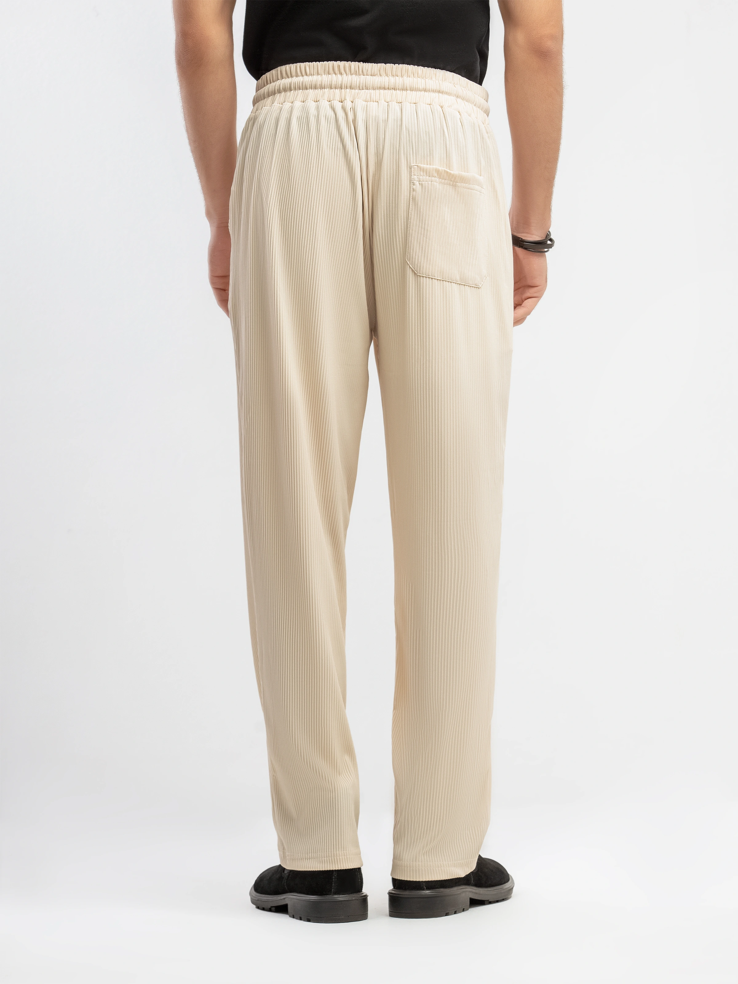 Textured Co-ord Set Trousers - FMBCS5-061