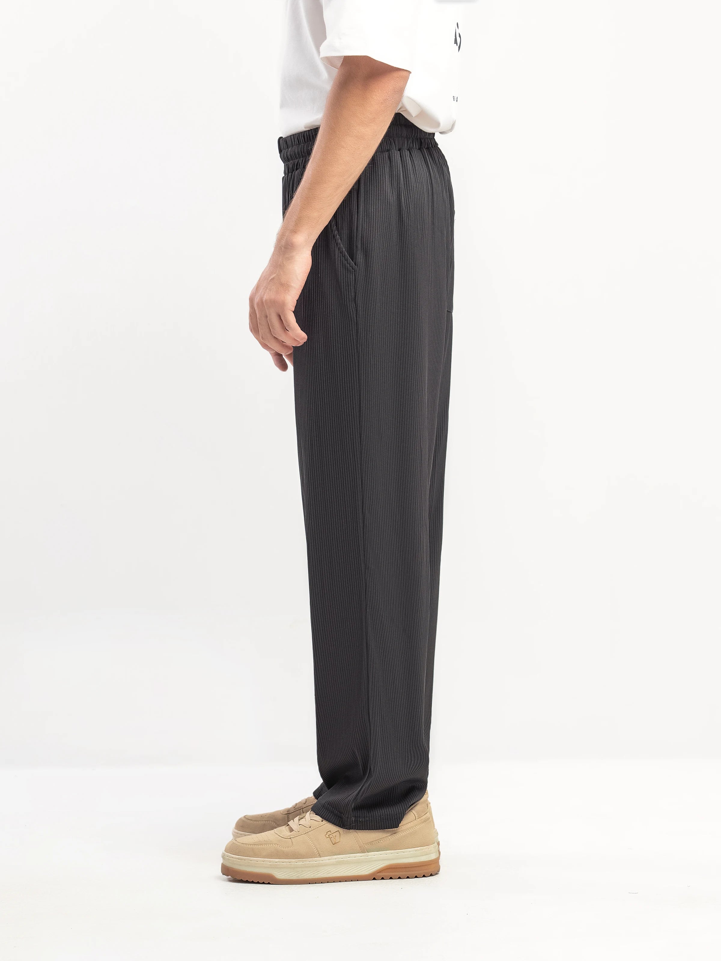 Textured Co-ord Set Trousers - FMBCS5-062