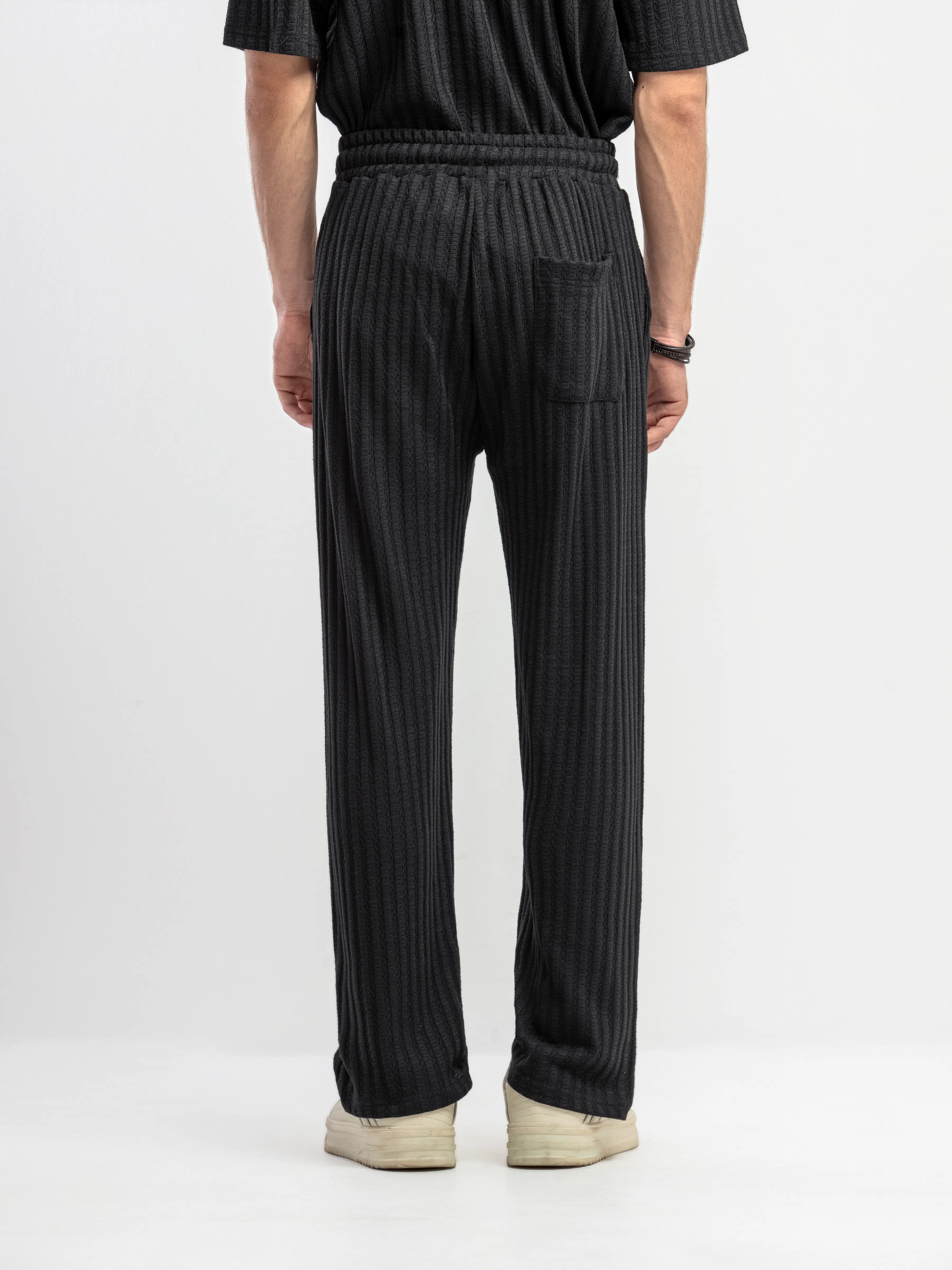 Textured Co-ord Set Trousers - FMBCS5-079