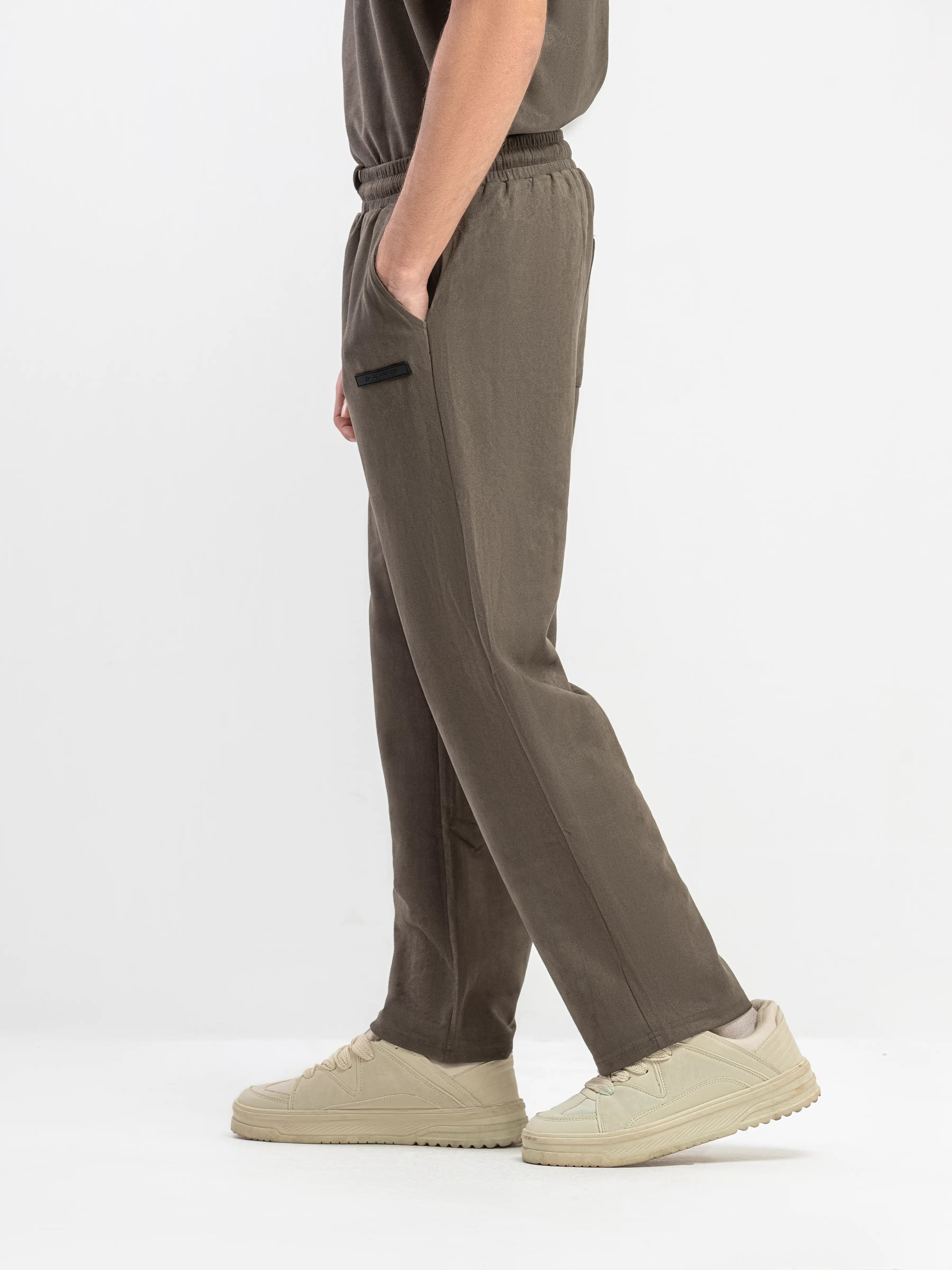 Suede Co-ord Set Trousers - FMBCS5-082