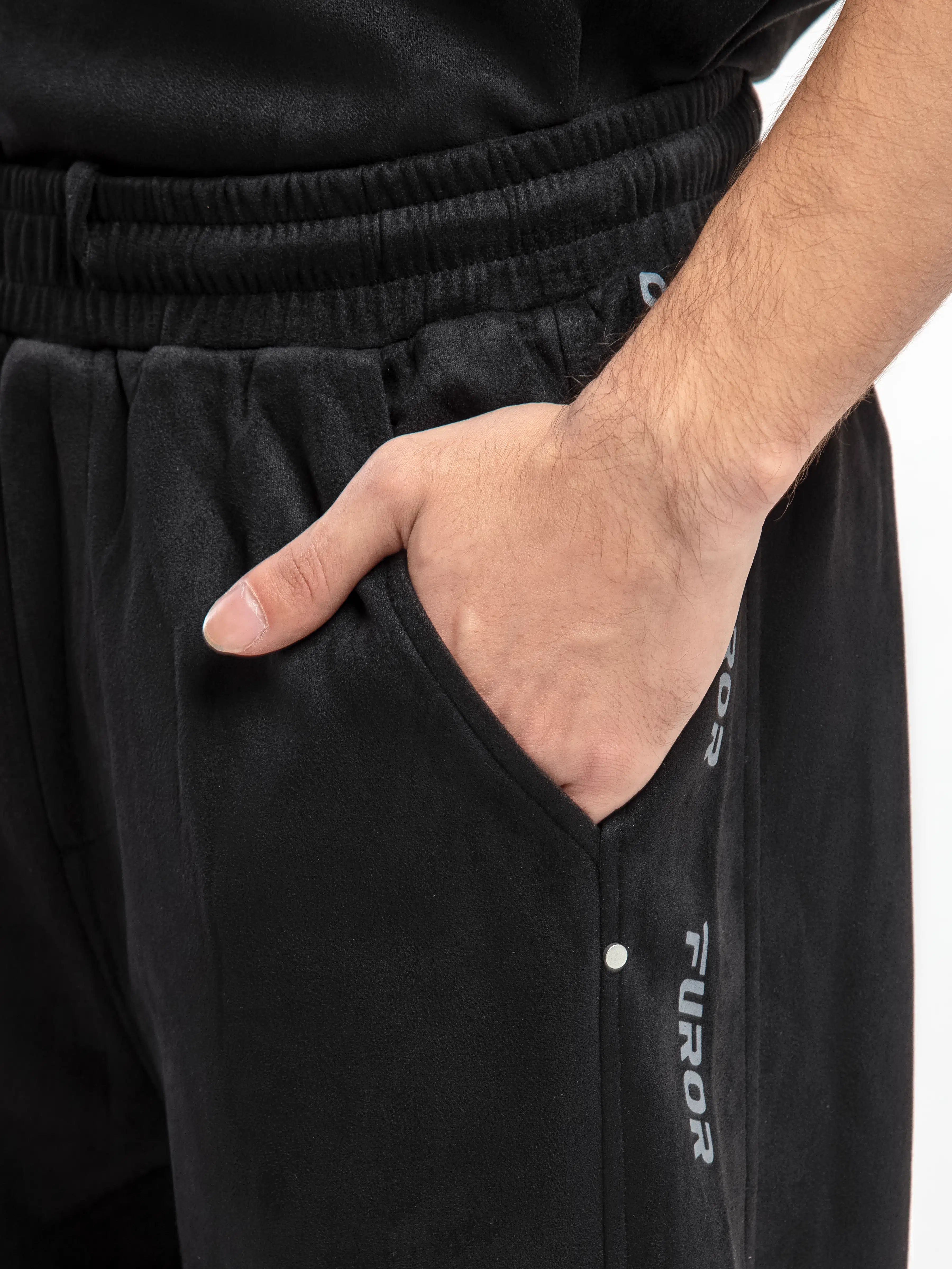 Suede Co-ord Set Trousers - FMBCS5-084