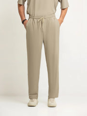 Textured Co-ord Set Trousers - FMBCS6-113