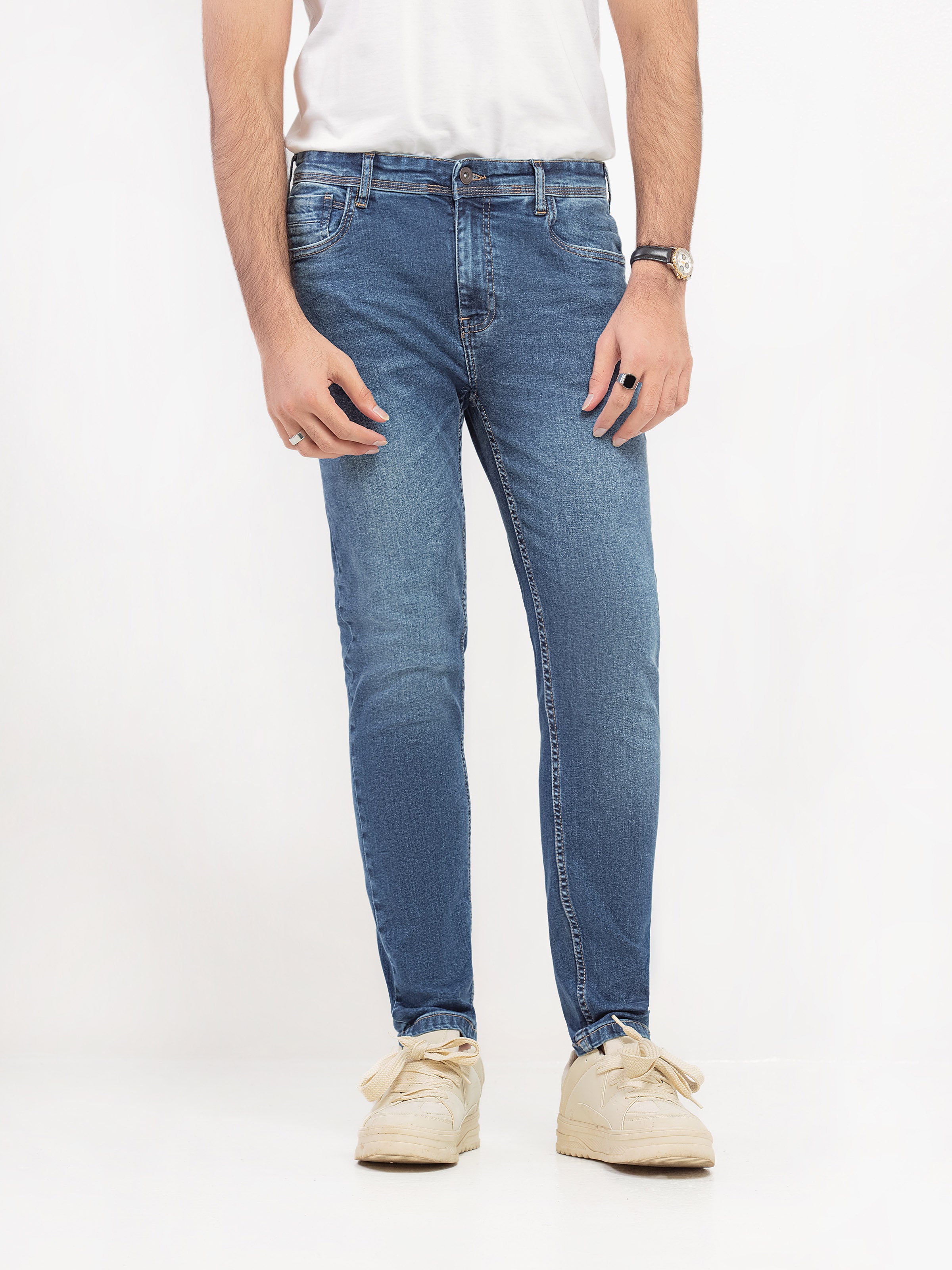 Slim Fit Knitted Denim - FMBP5-041