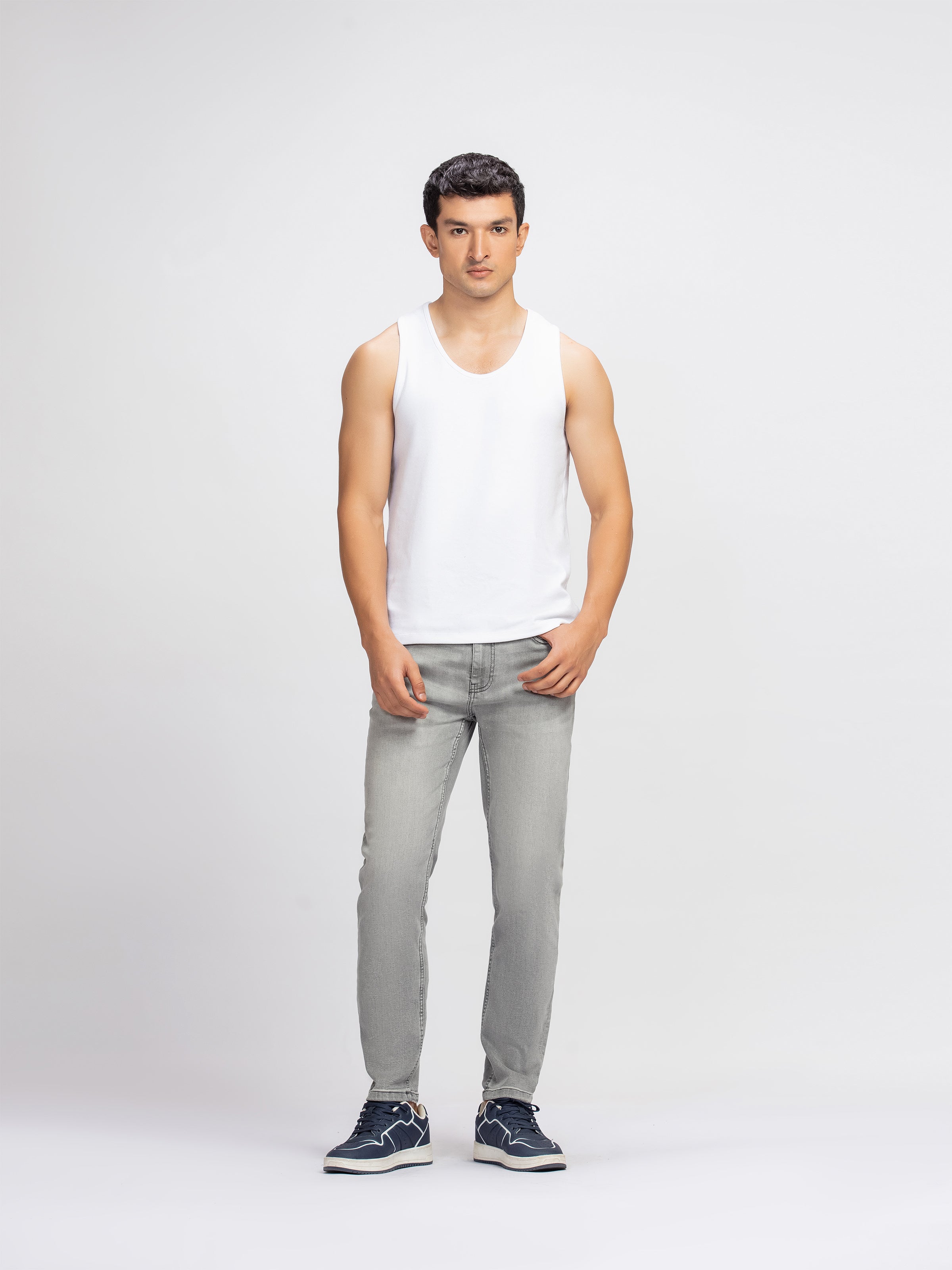 Slim Fit Knitted Jeans - FMBP5-044
