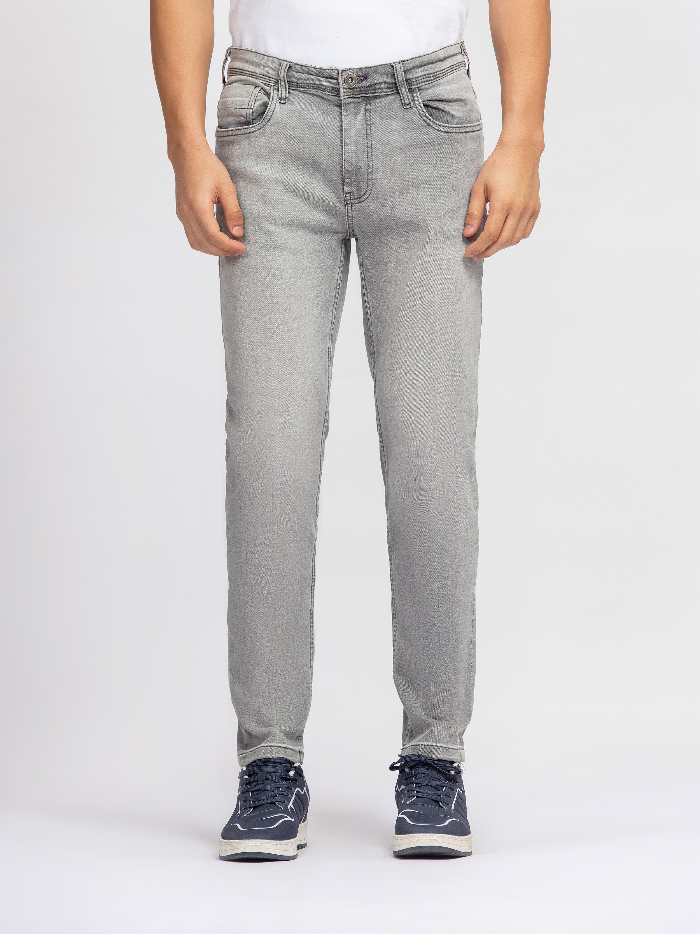 Slim Fit Knitted Jeans - FMBP5-044