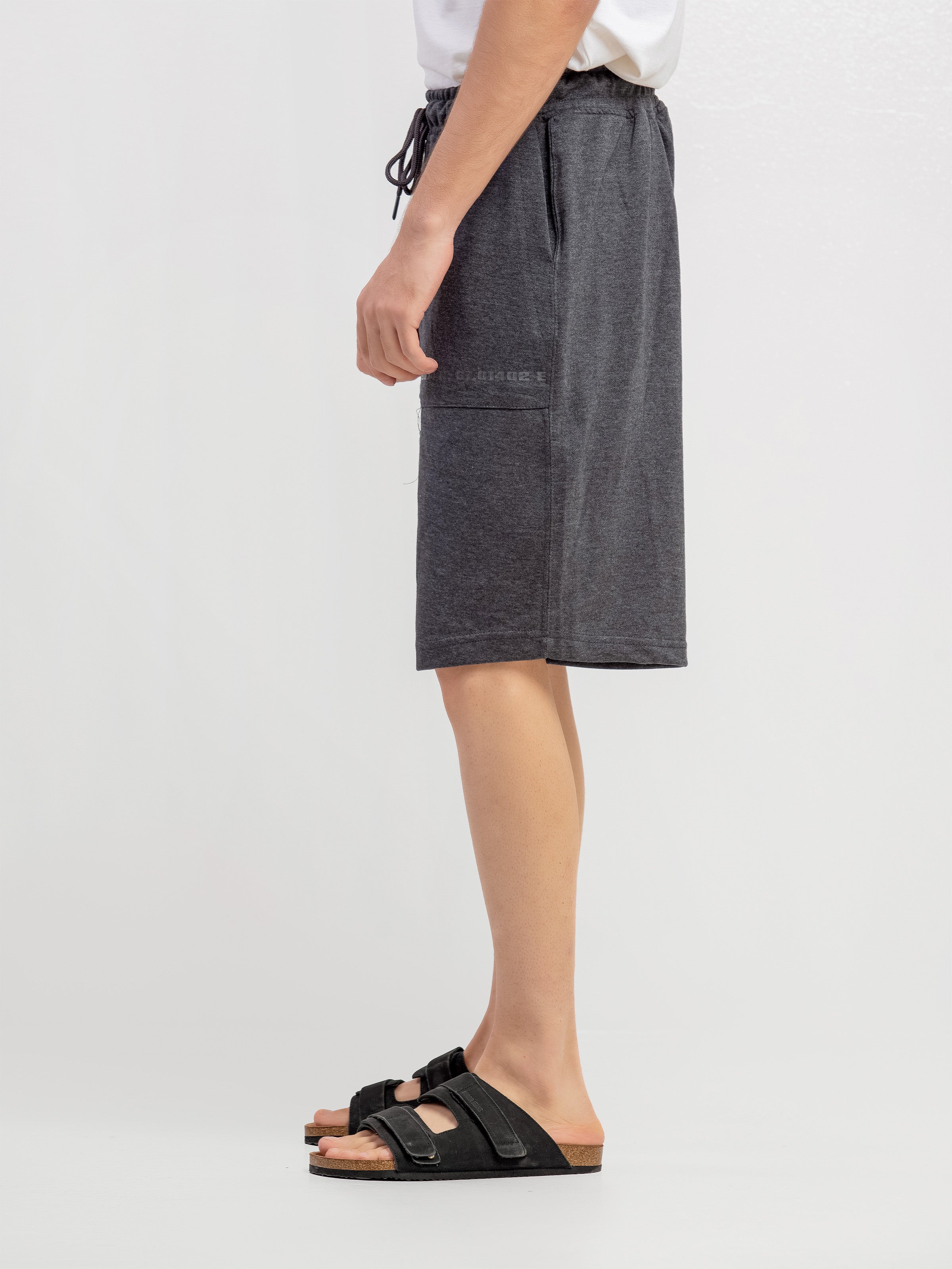 Regular Fit French Terry Shorts - FMBSK5-025