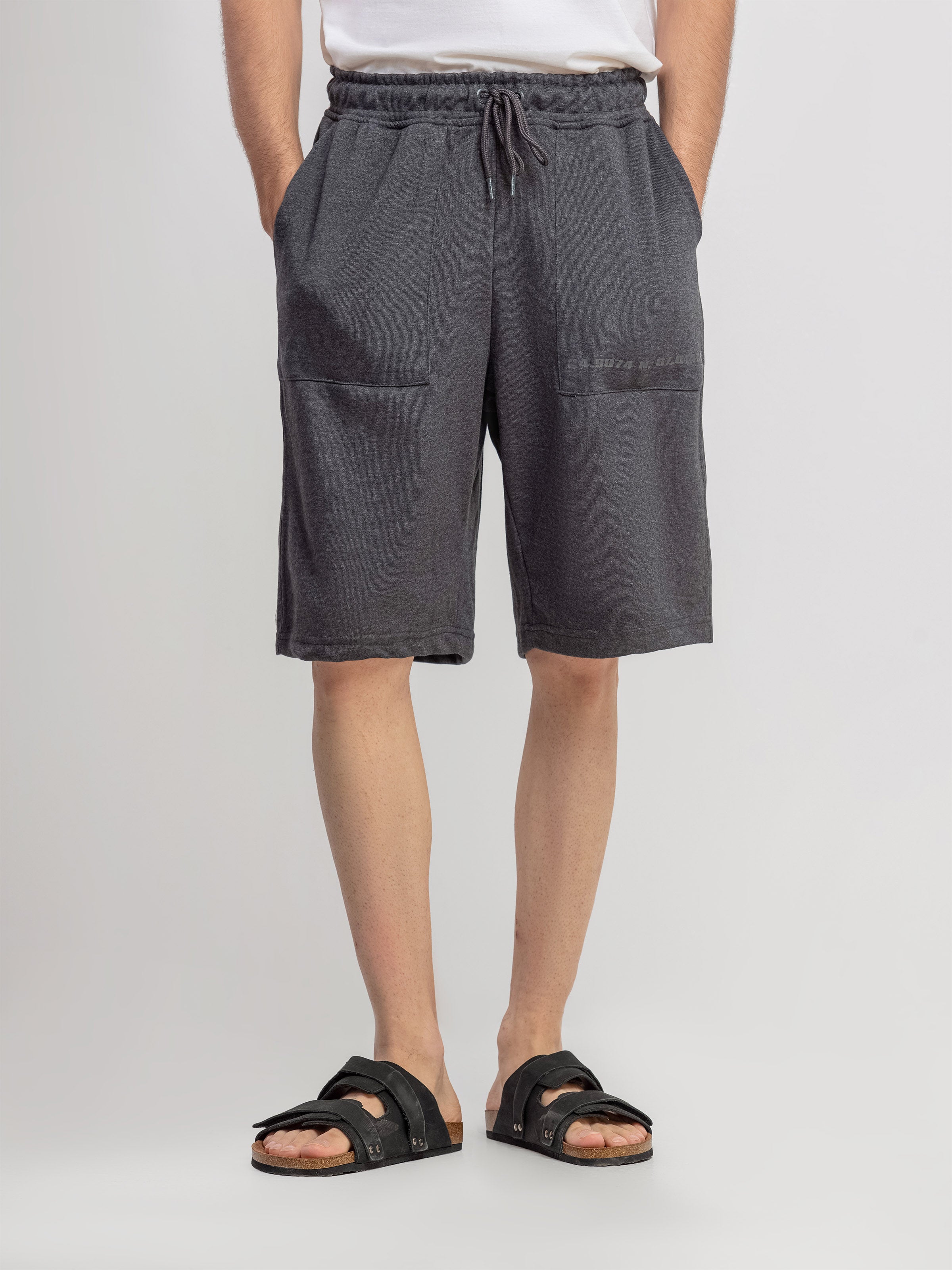 Regular Fit French Terry Shorts - FMBSK5-025