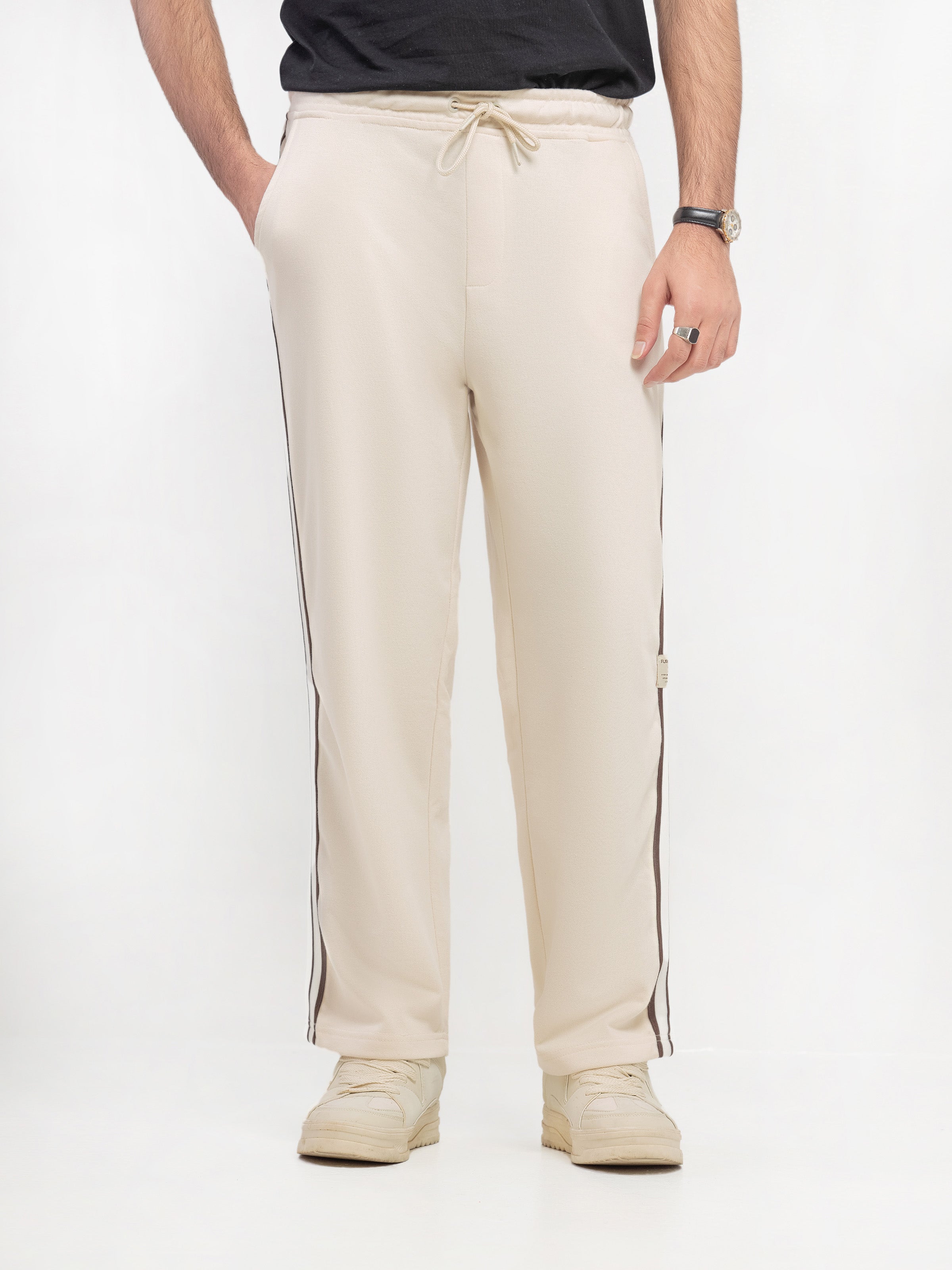 Relaxed Fit French Terry Trousers - FMBT5-003