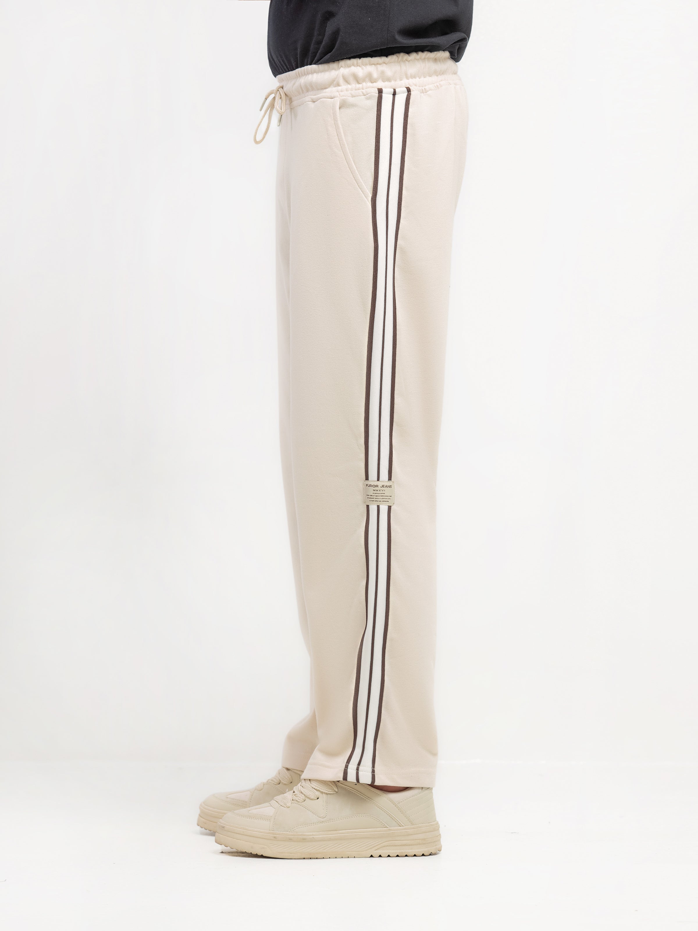 Relaxed Fit French Terry Trousers - FMBT5-003