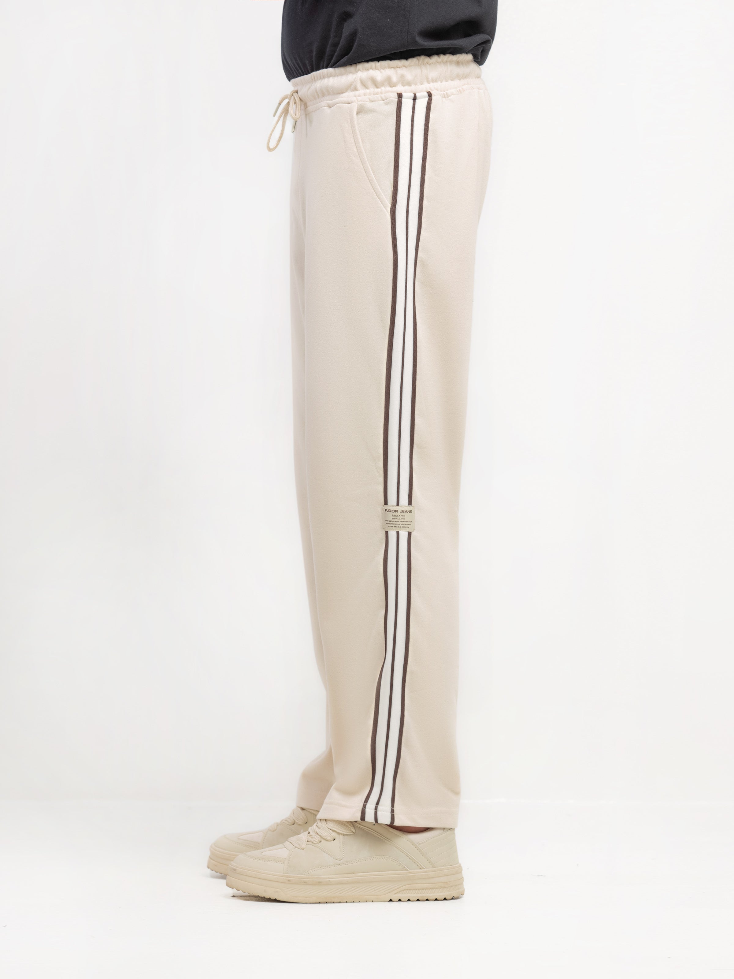 Relaxed Fit French Terry Trousers - FMBT5-003