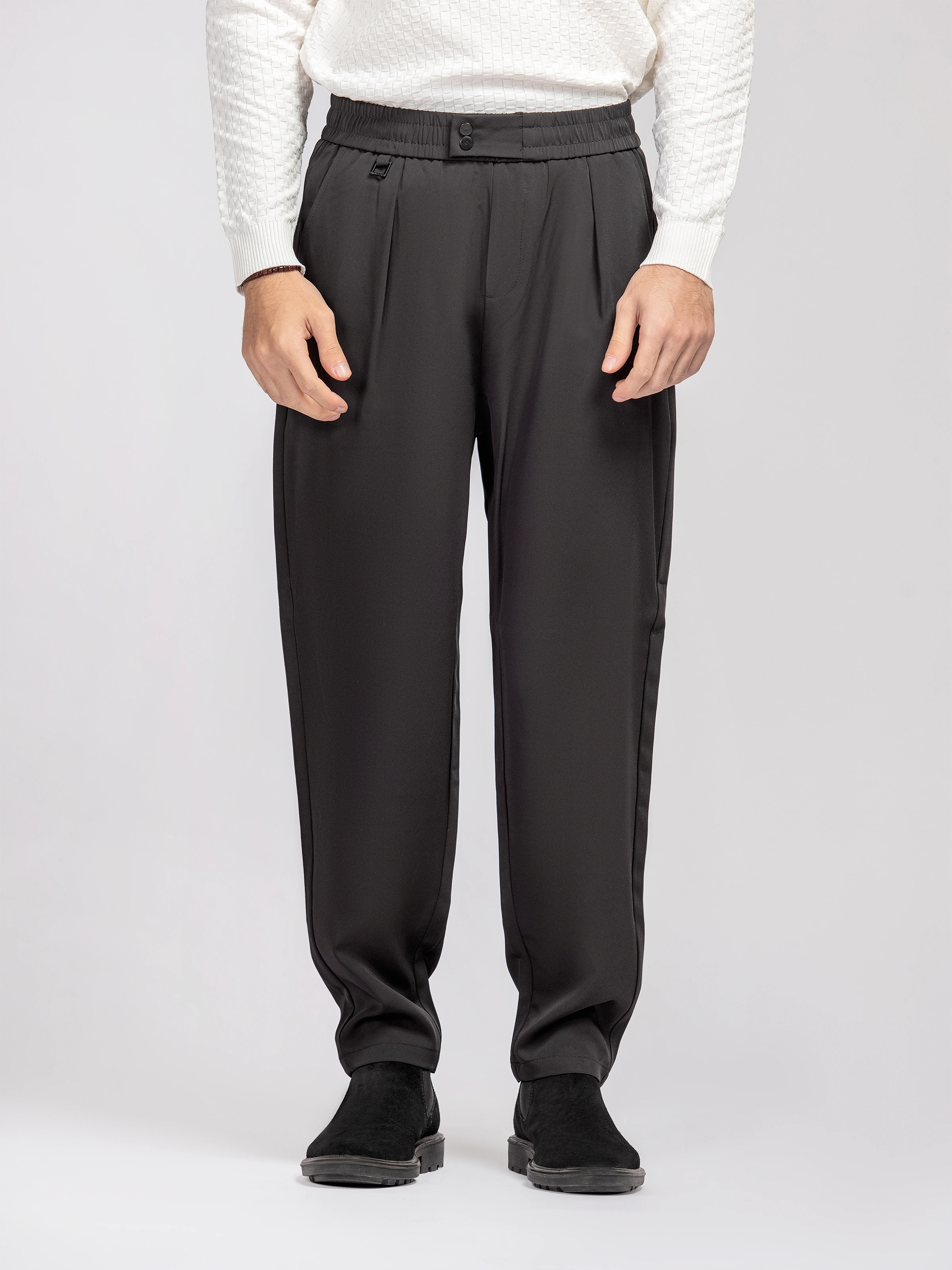 Slim Fit Pleated Trousers - FMBTK5-021
