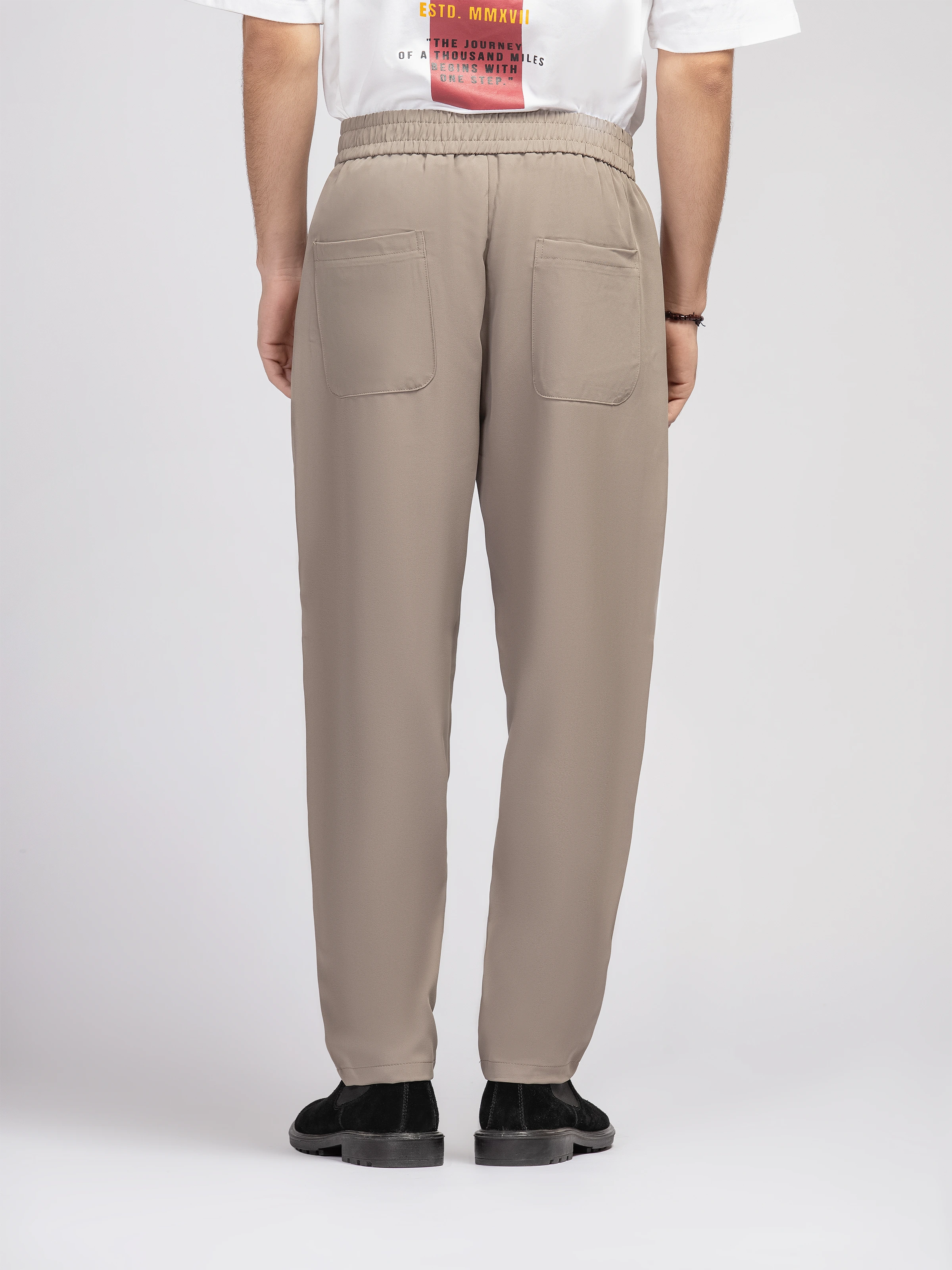 Slim Fit Pleated Trousers - FMBTK5-022