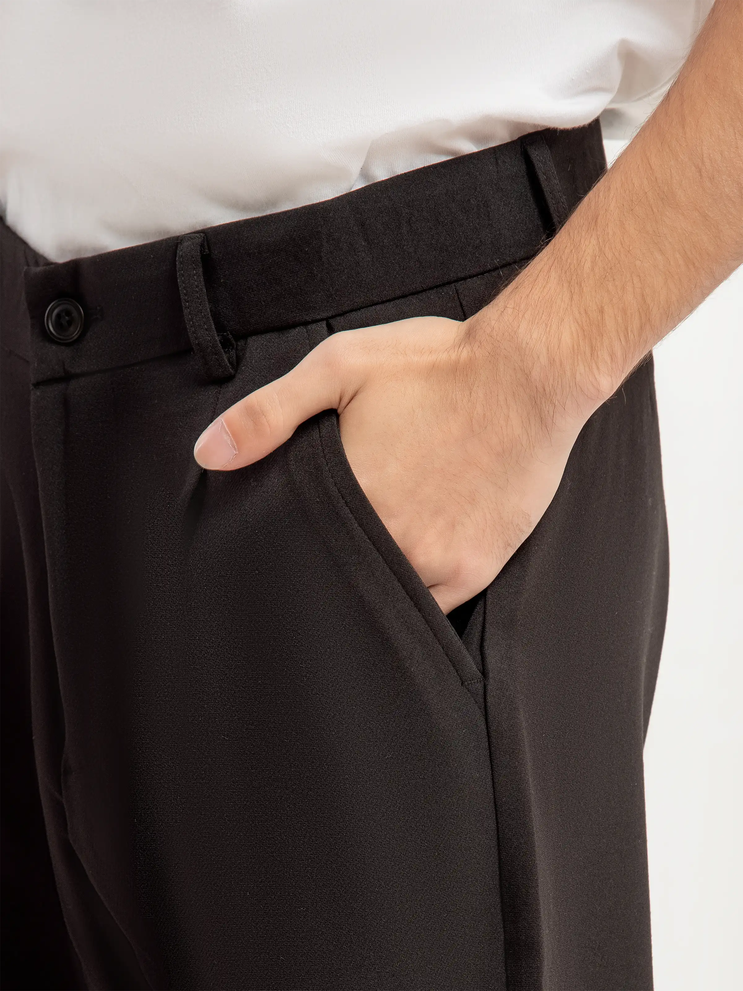 Straight Cotton Pants - FMBTK5-051