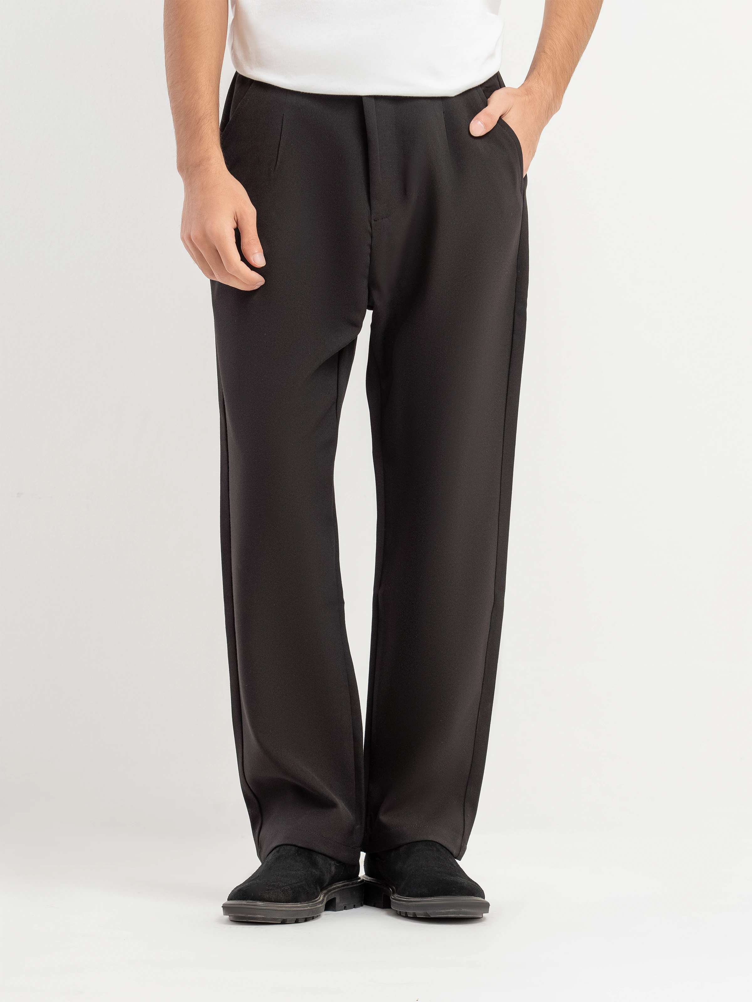 Straight Cotton Pants - FMBTK5-051