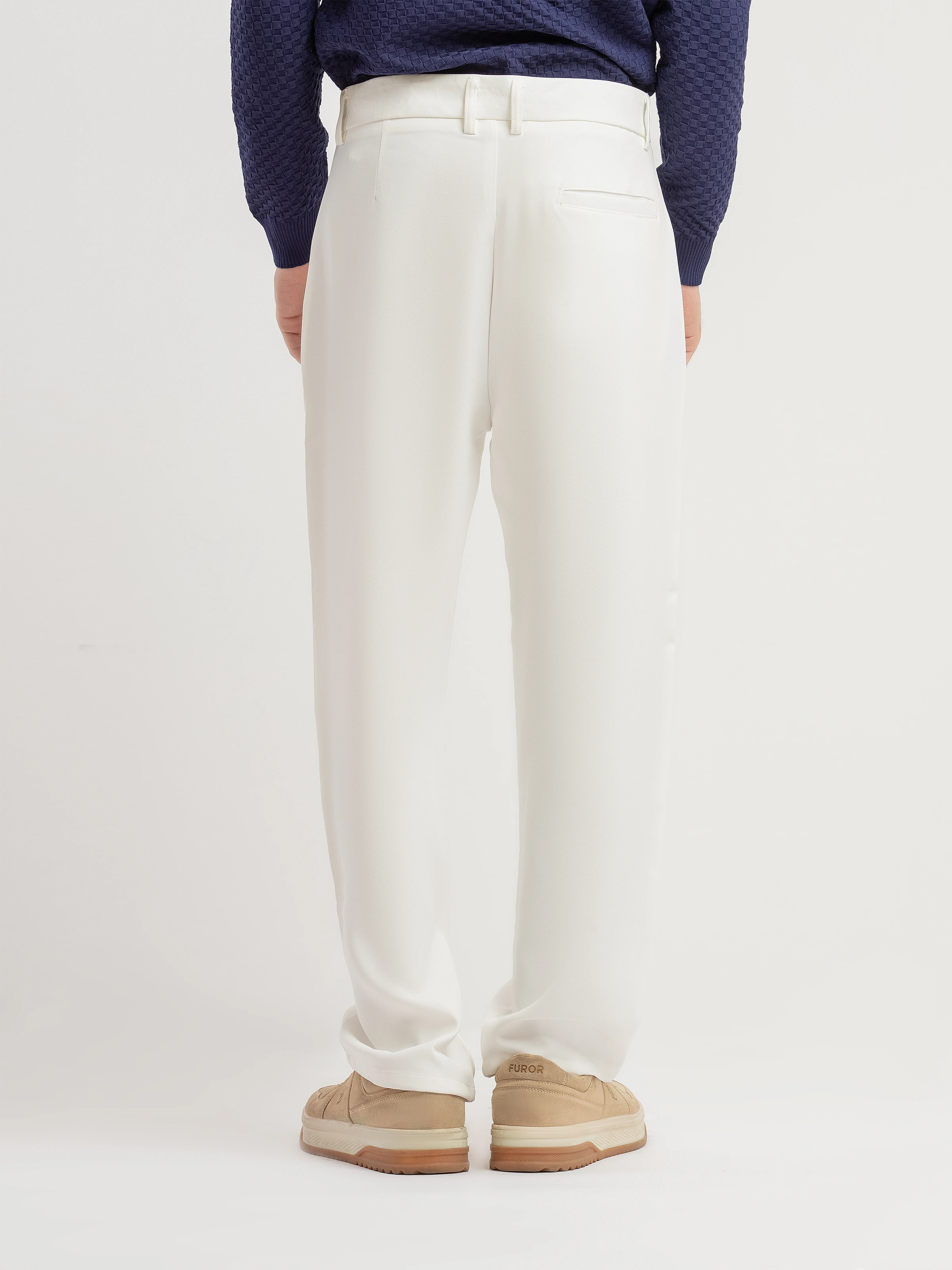 Straight Cotton Pants - FMBTK5-052