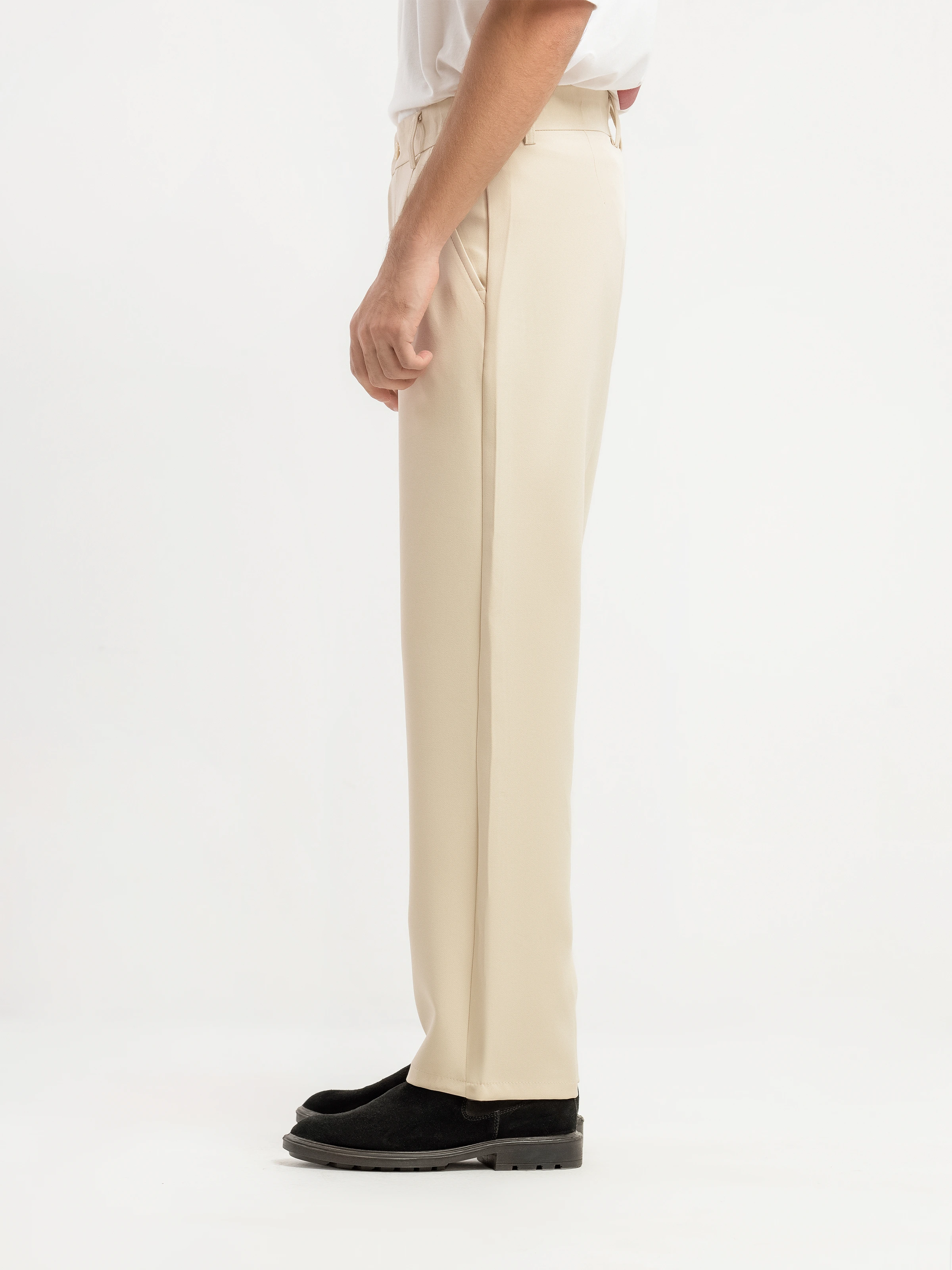 Straight Cotton Pants - FMBTK5-053