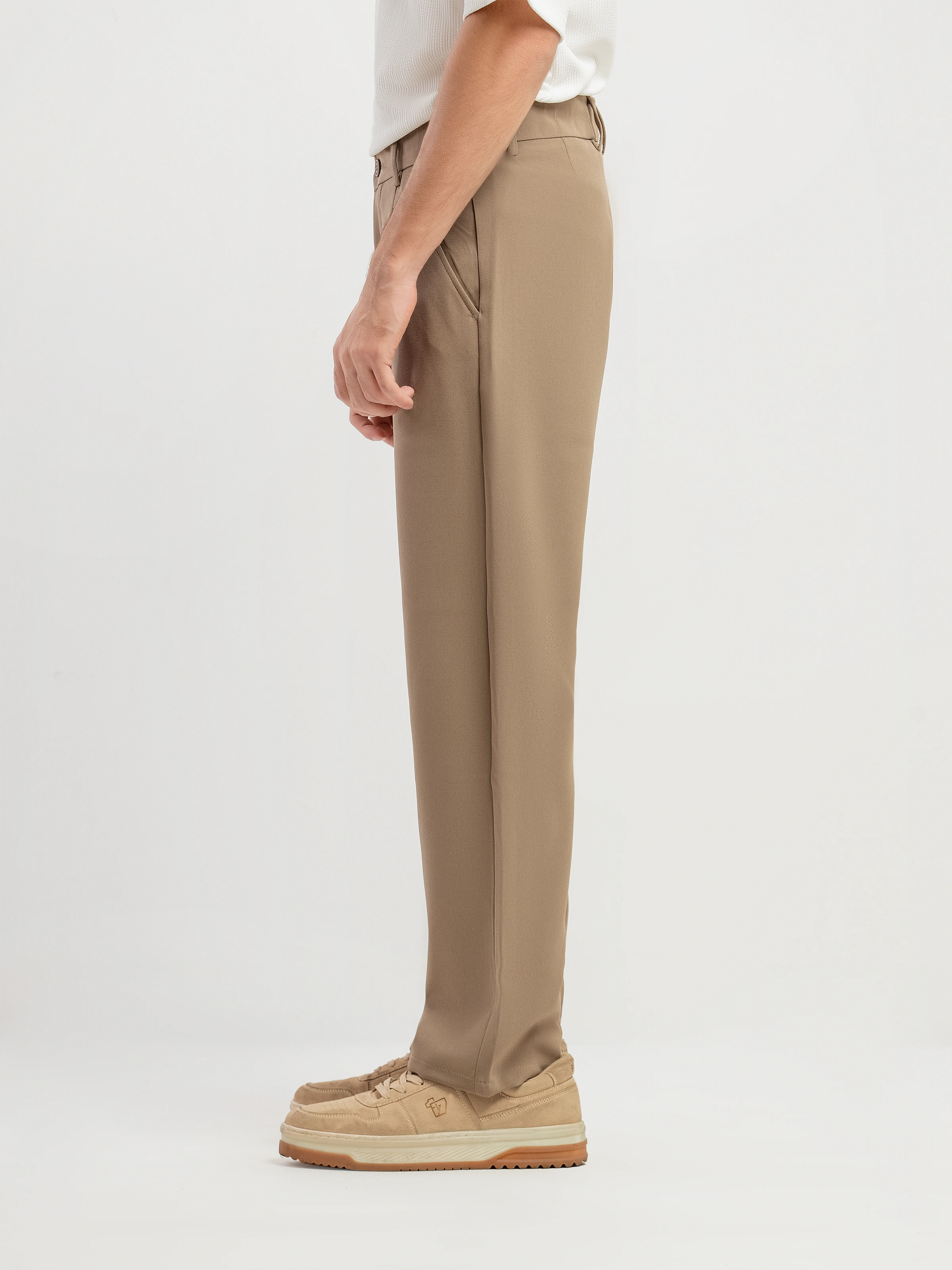 Straight Cotton Pants - FMBTK5-054