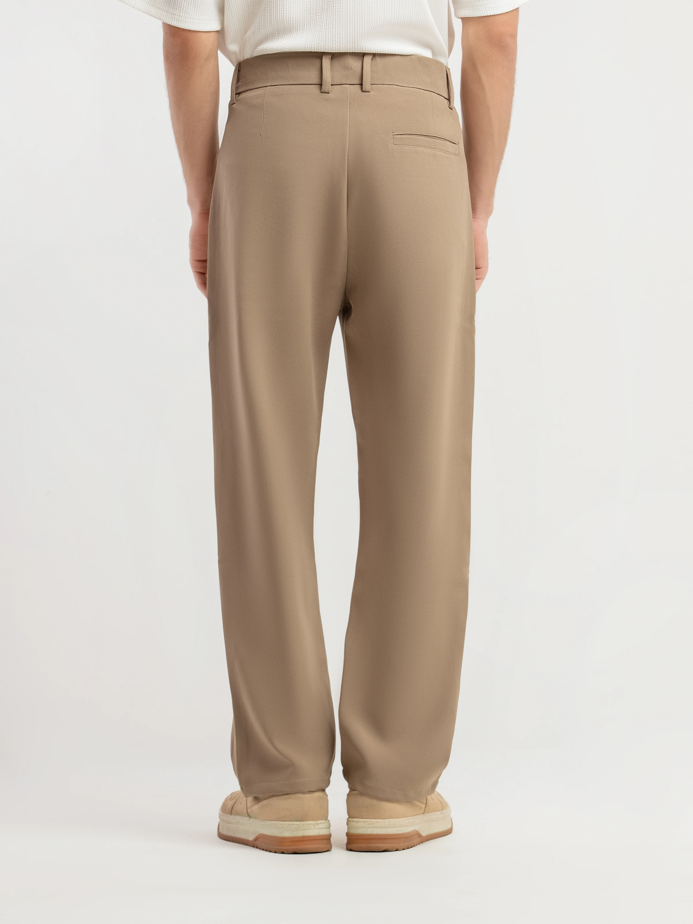 Straight Cotton Pants - FMBTK5-054