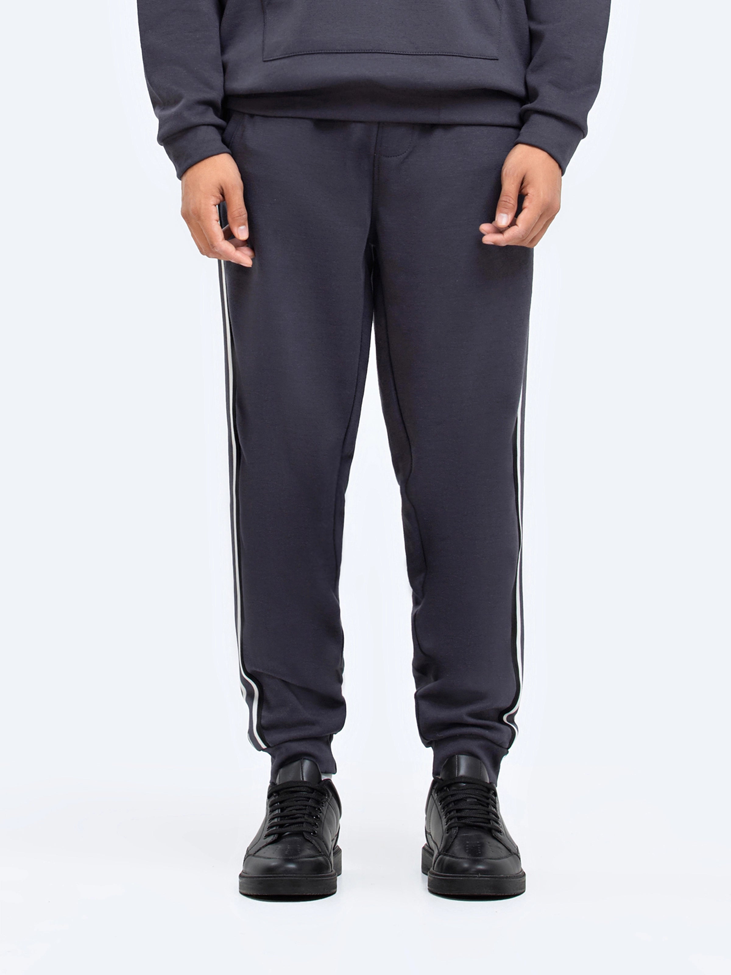 Charcoal Regular Fit Jog Pant | Tracksuit - FMBTKS24-012