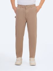 Straight Fit Cotton Twill Trousers - FMBTW5-068
