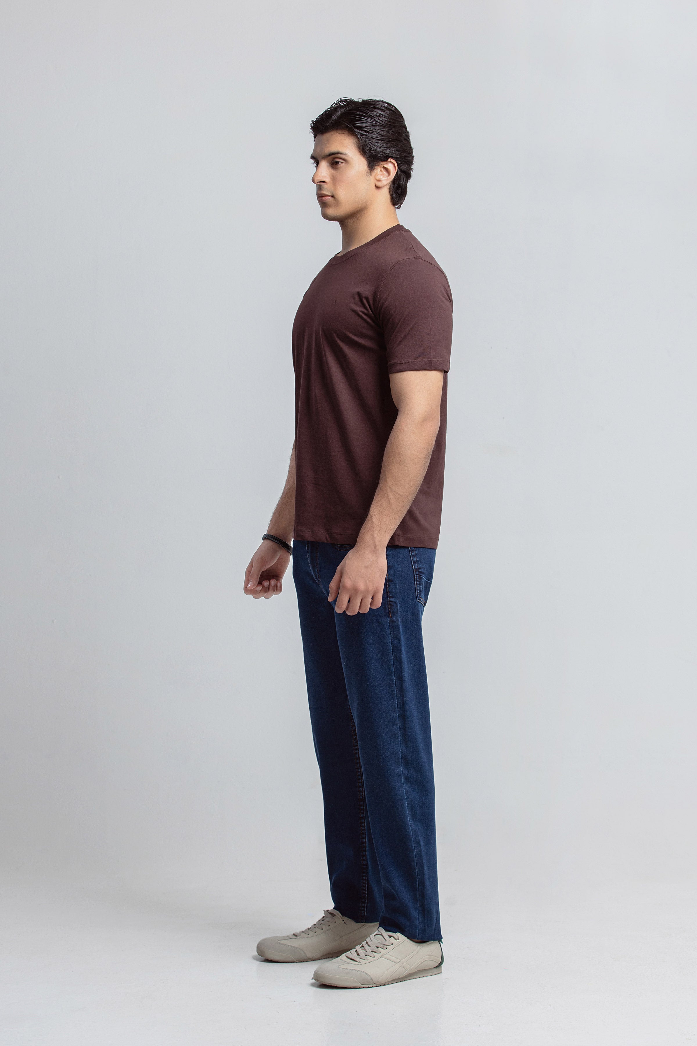 Buy Basic Tees - Men's Solid T-Shirts Collection: Online | FUROR ...