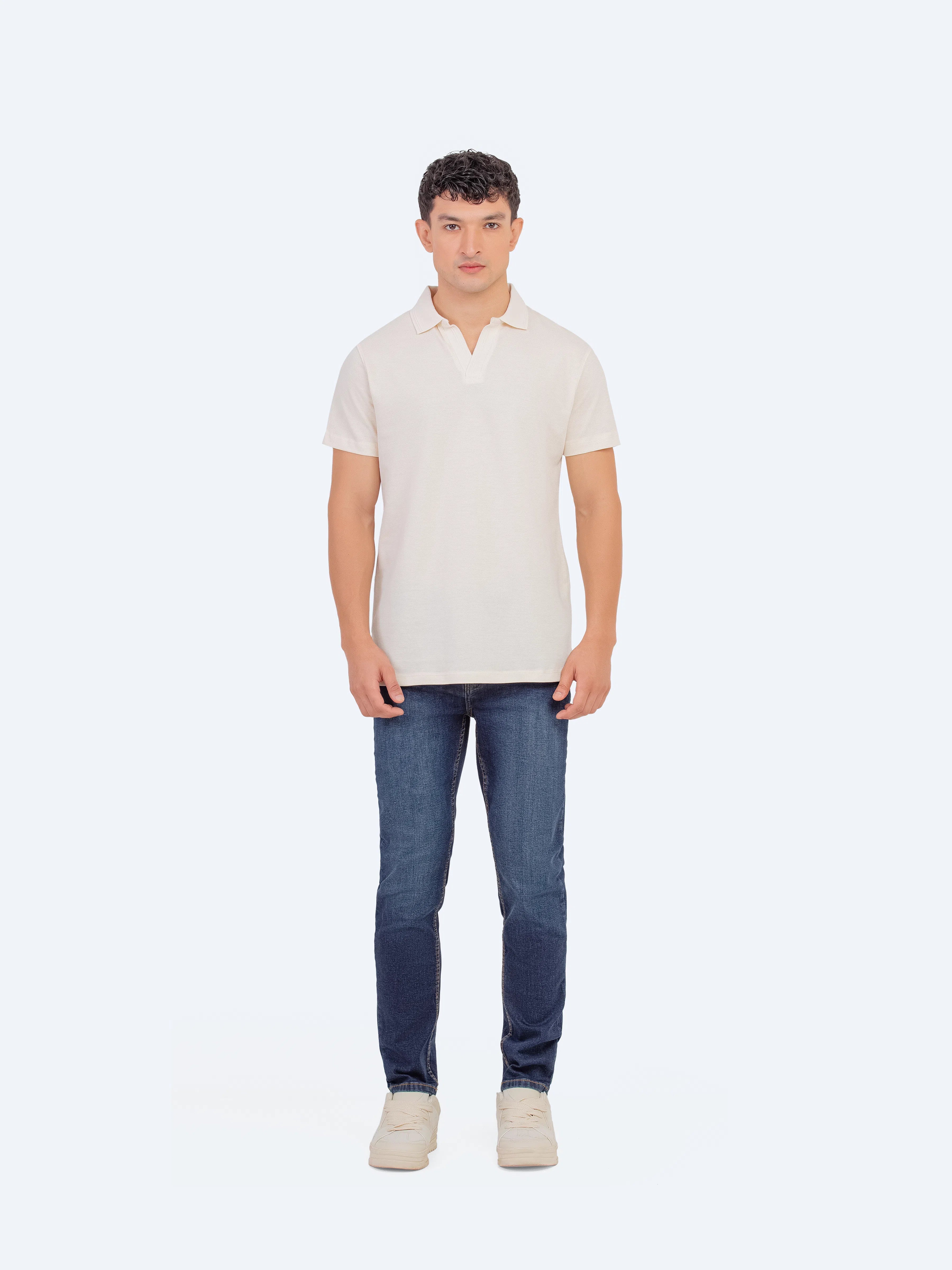 Regular Fit Johnny Collar Polo - FMTCP5-070