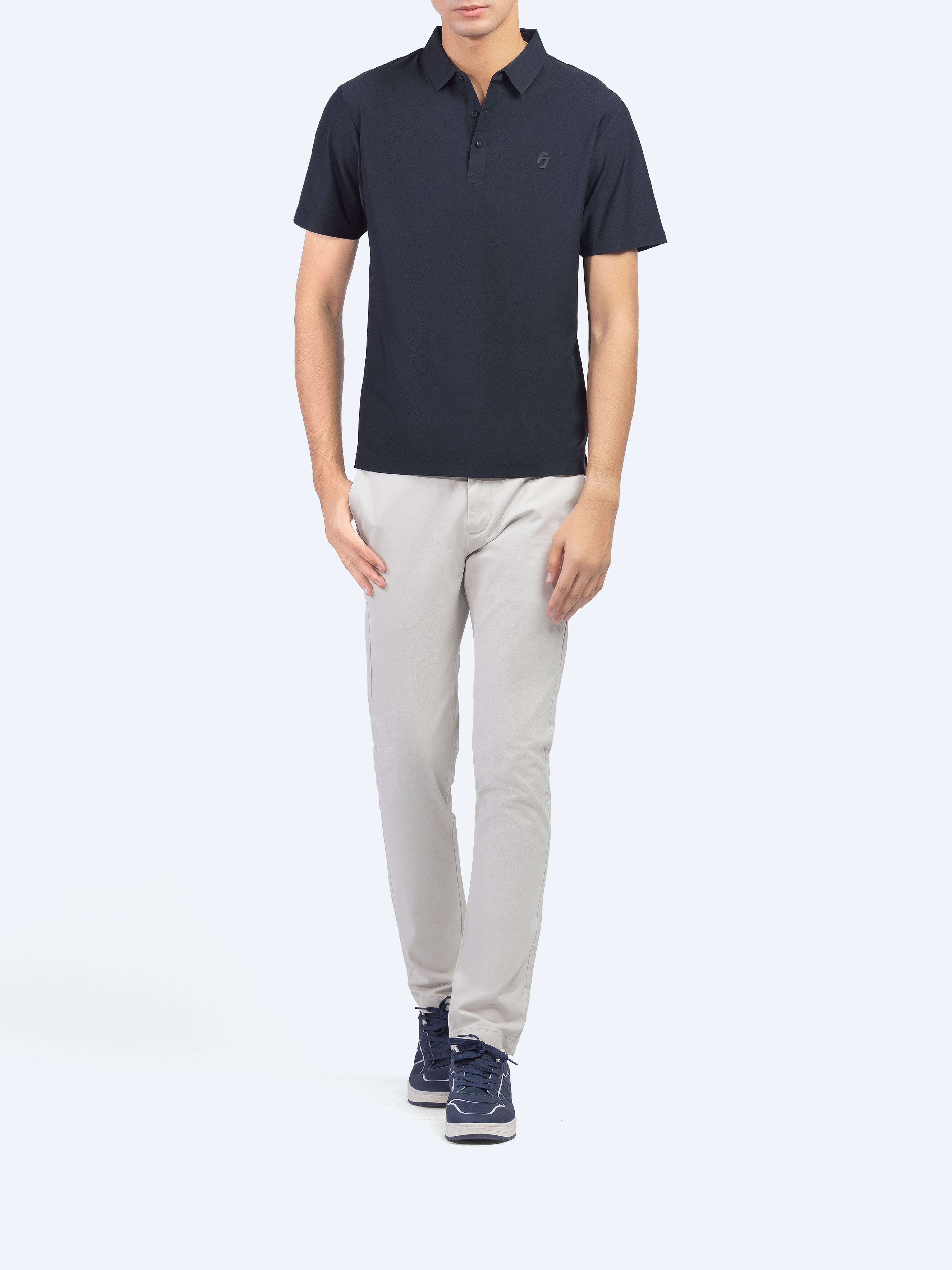 Nylon Textured Polo - FMTCP5-084