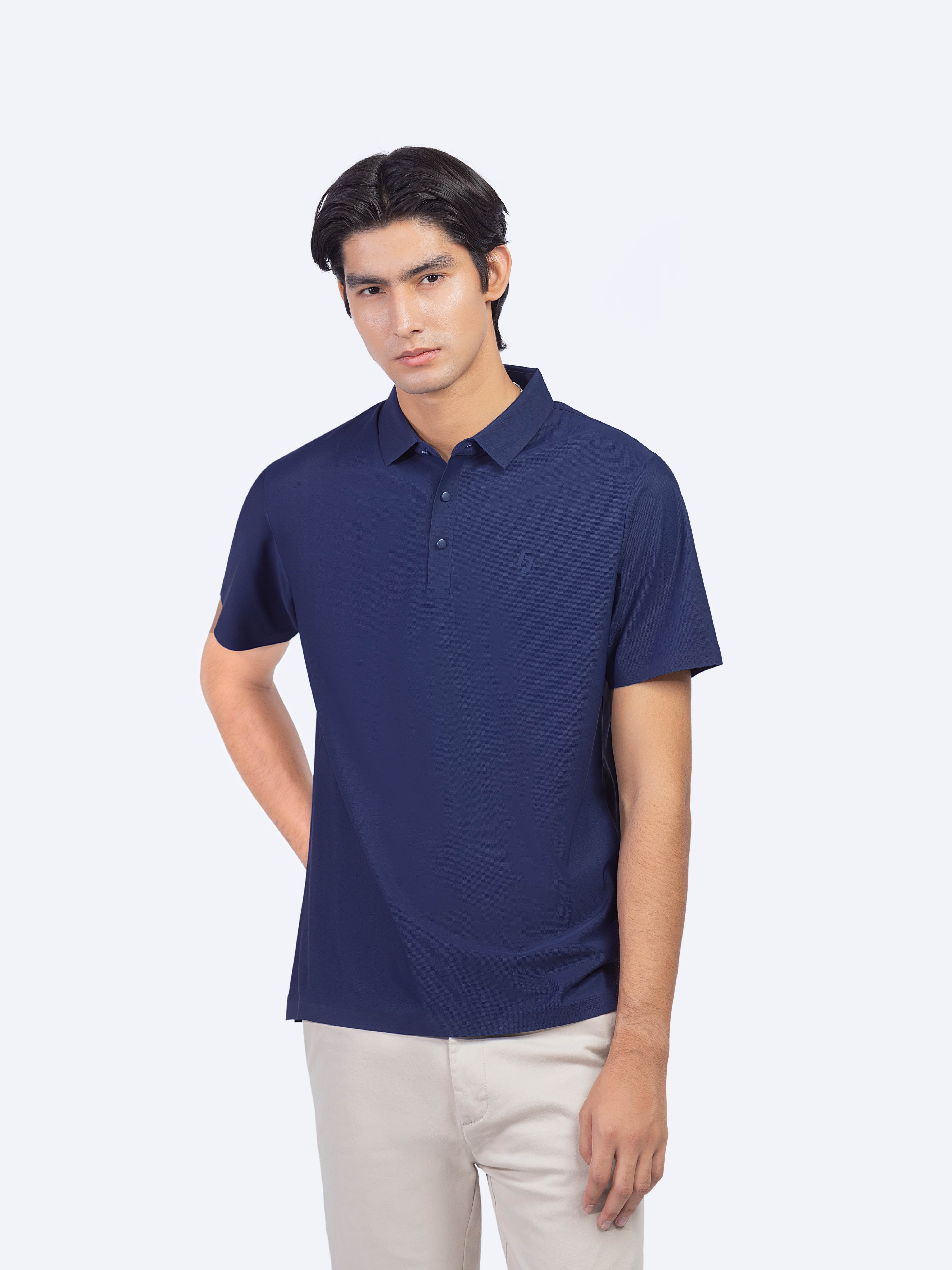 Nylon Textured Polo - FMTCP5-086