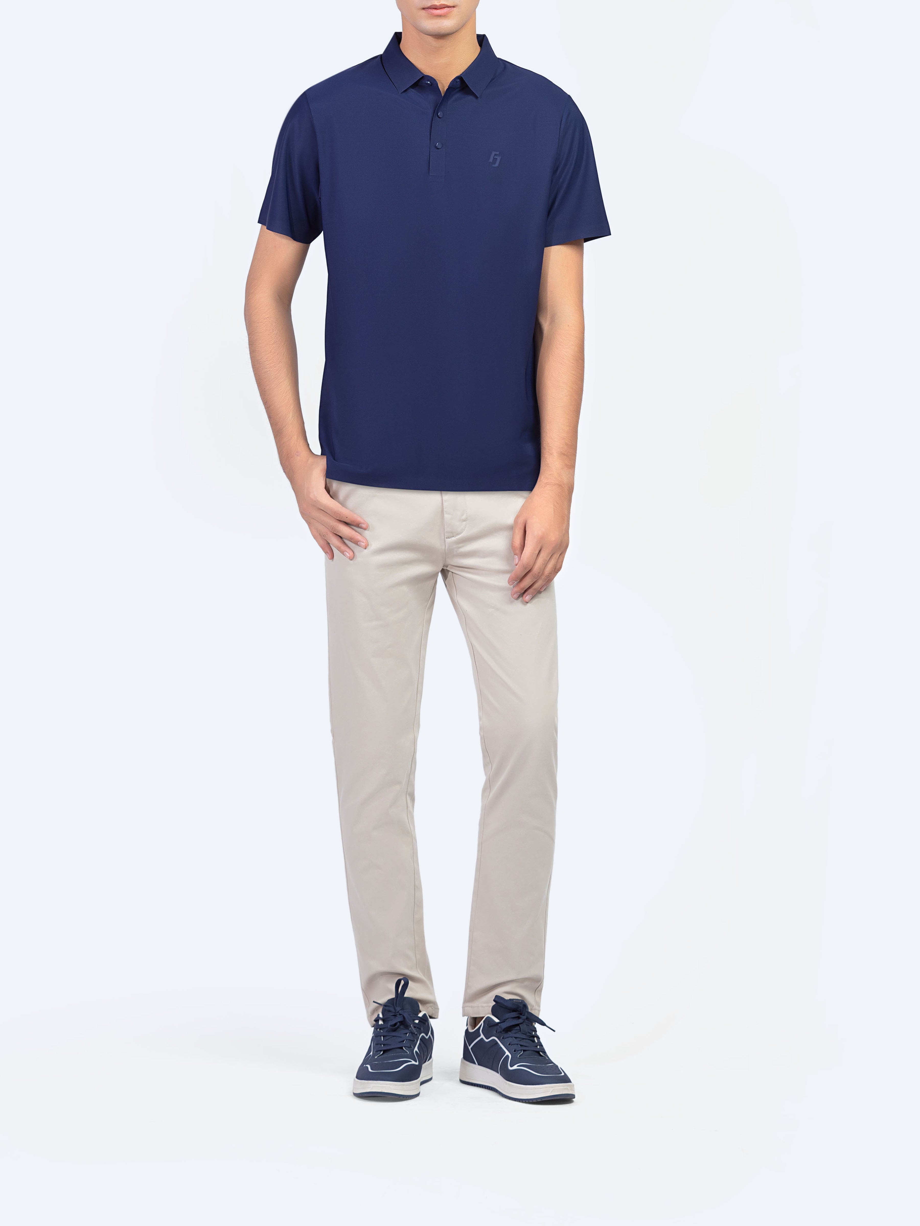 Nylon Textured Polo - FMTCP5-086