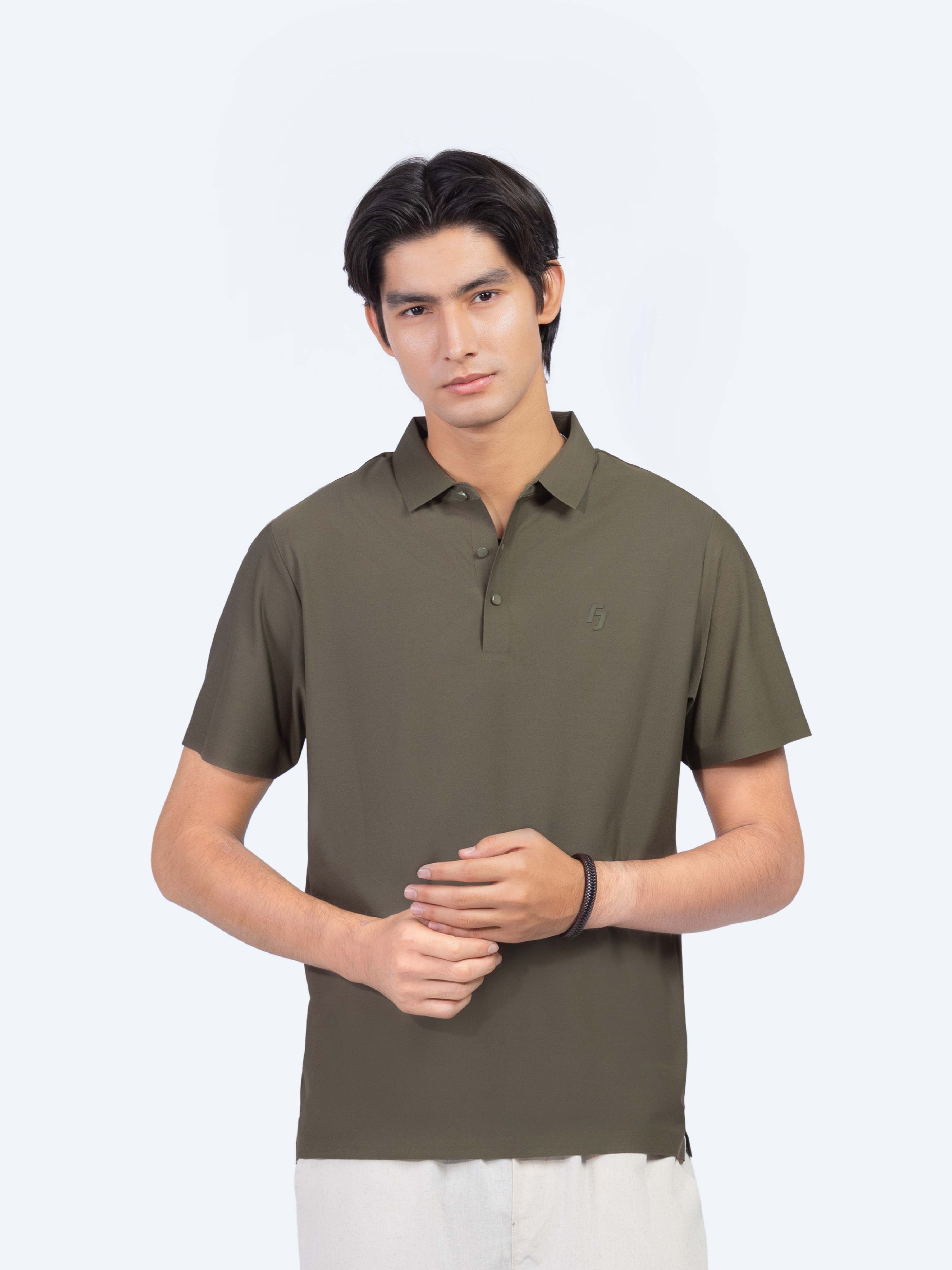 Nylon Textured Polo - FMTCP5-087