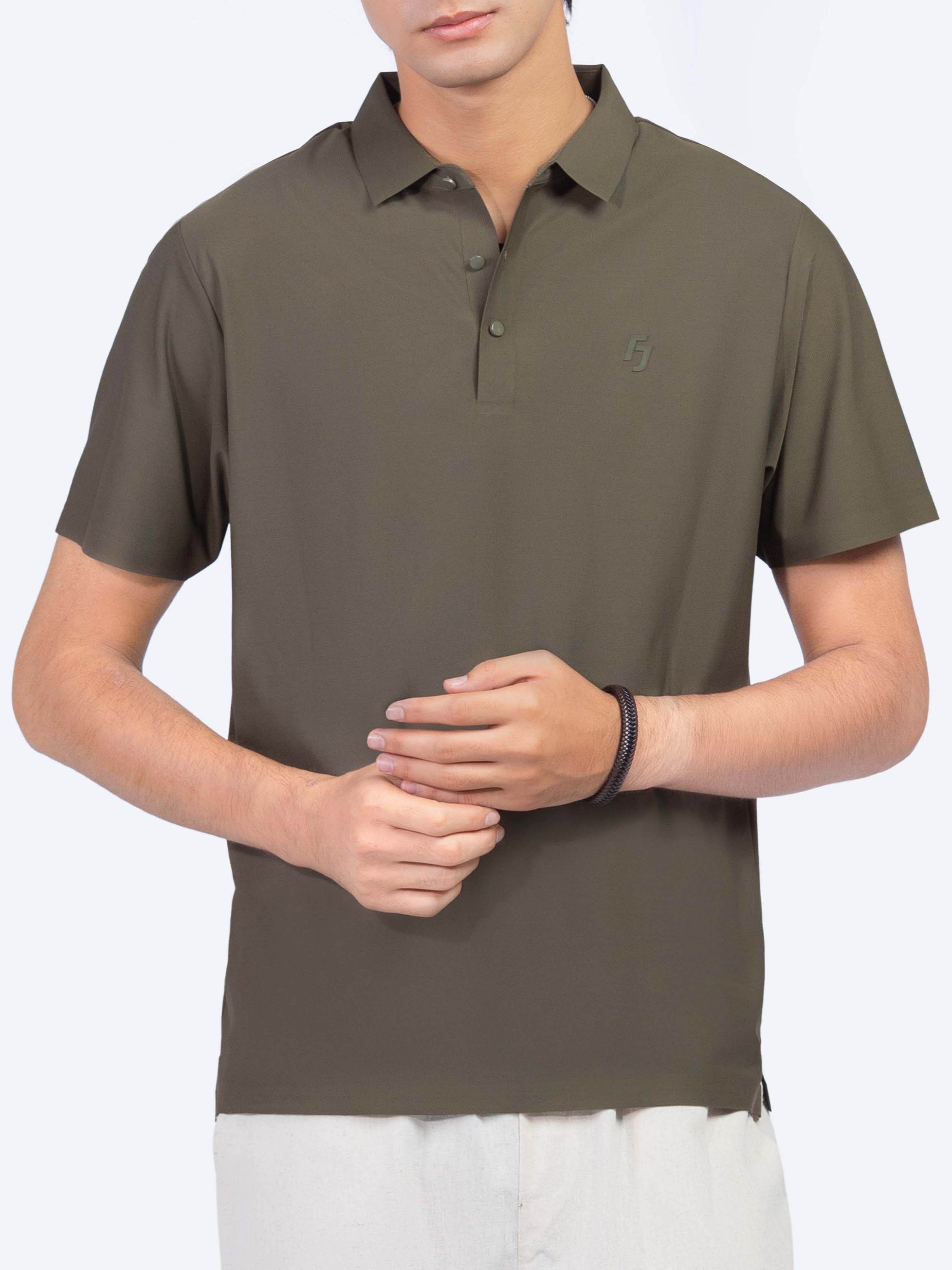 Nylon Textured Polo - FMTCP5-087