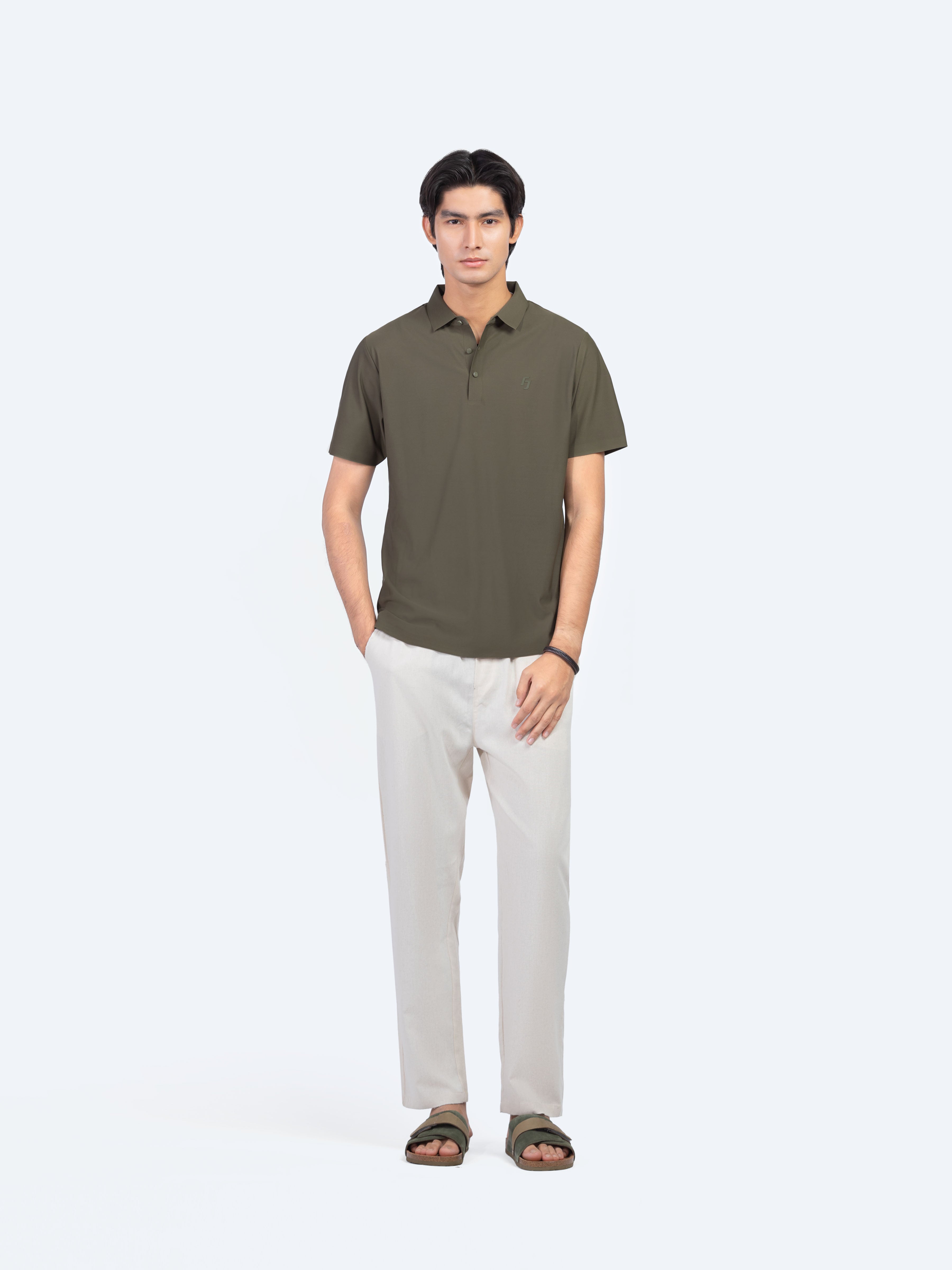 Nylon Textured Polo - FMTCP5-087