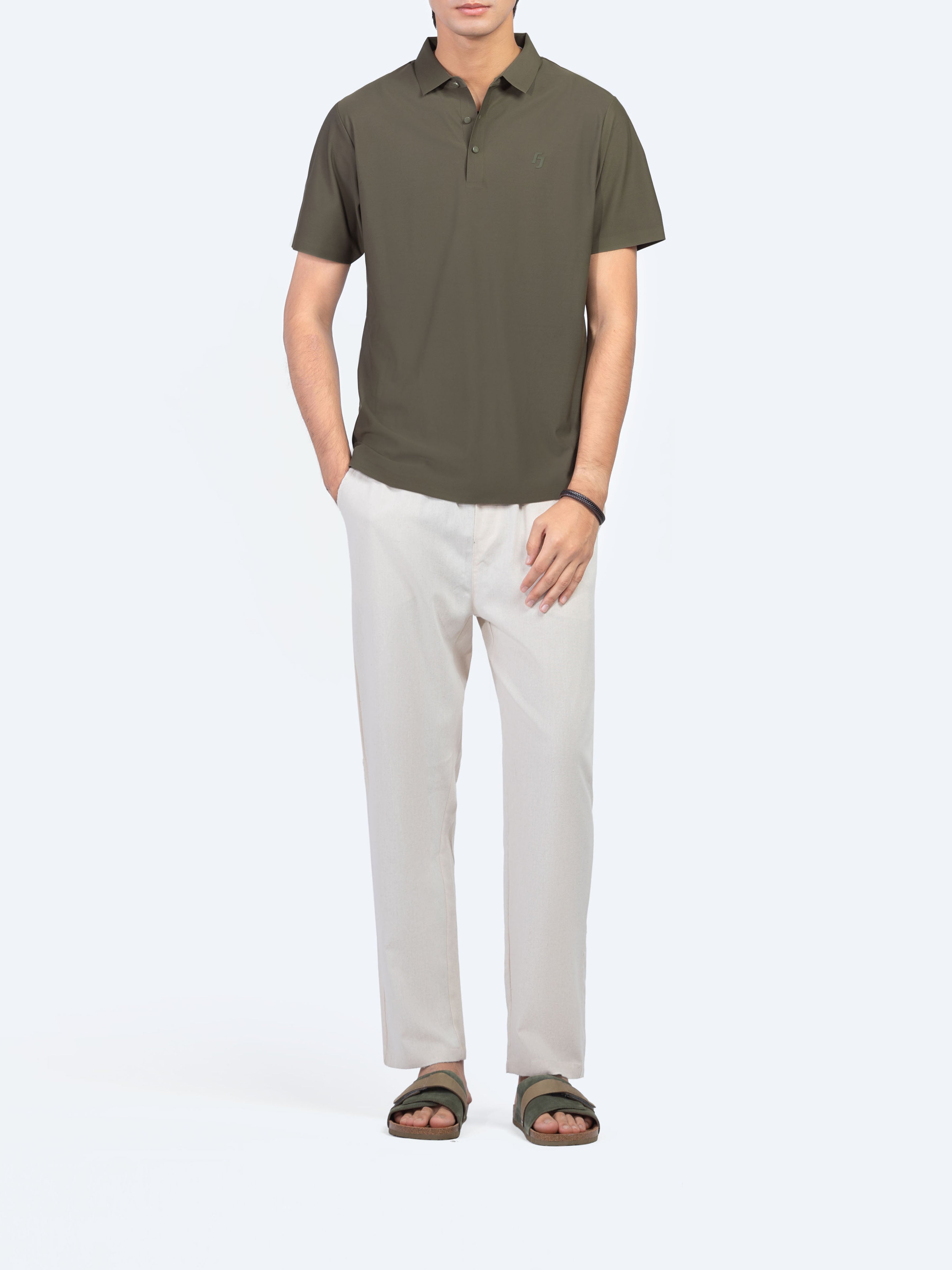 Nylon Textured Polo - FMTCP5-087