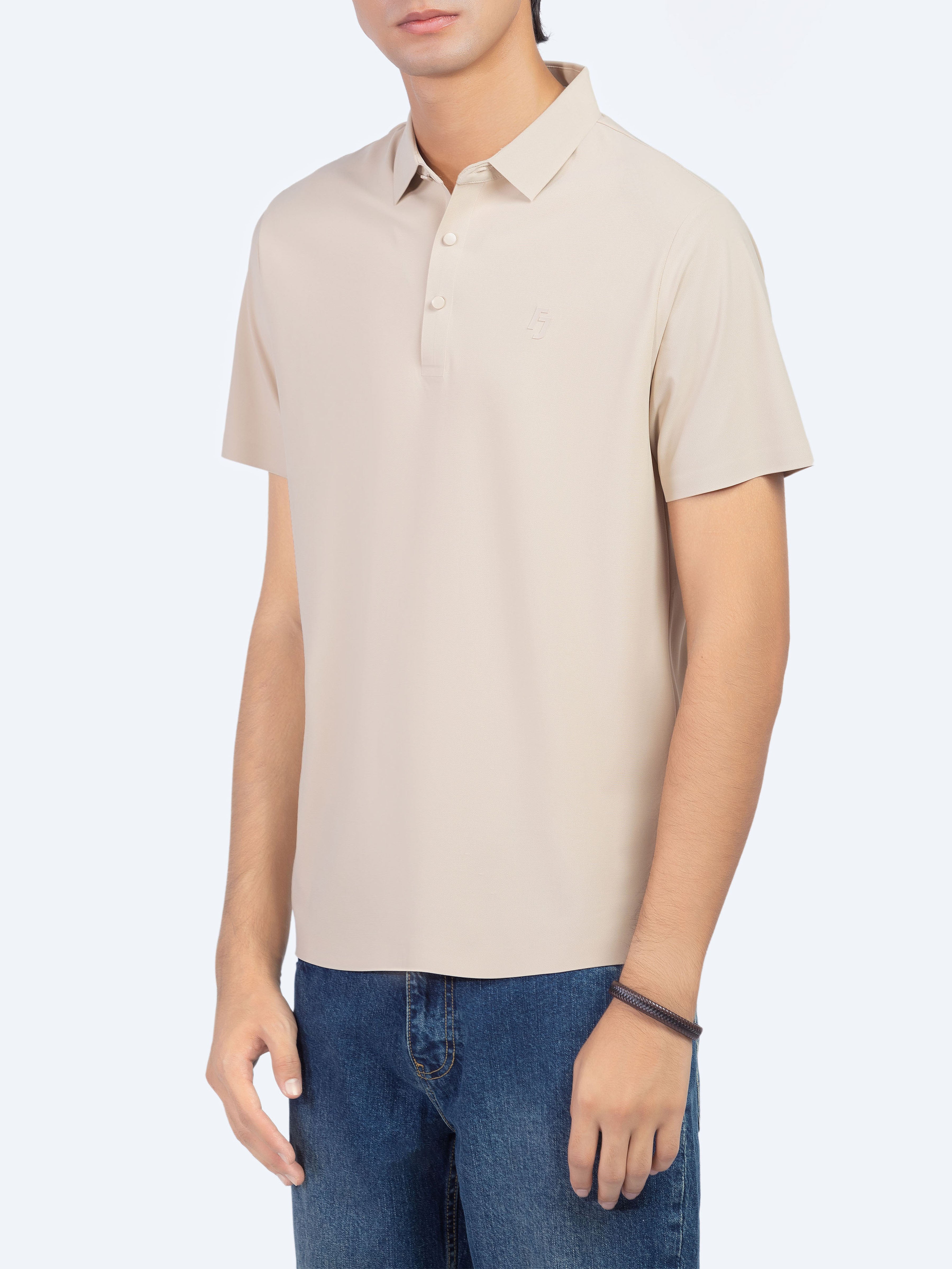 Nylon Textured Polo - FMTCP5-088
