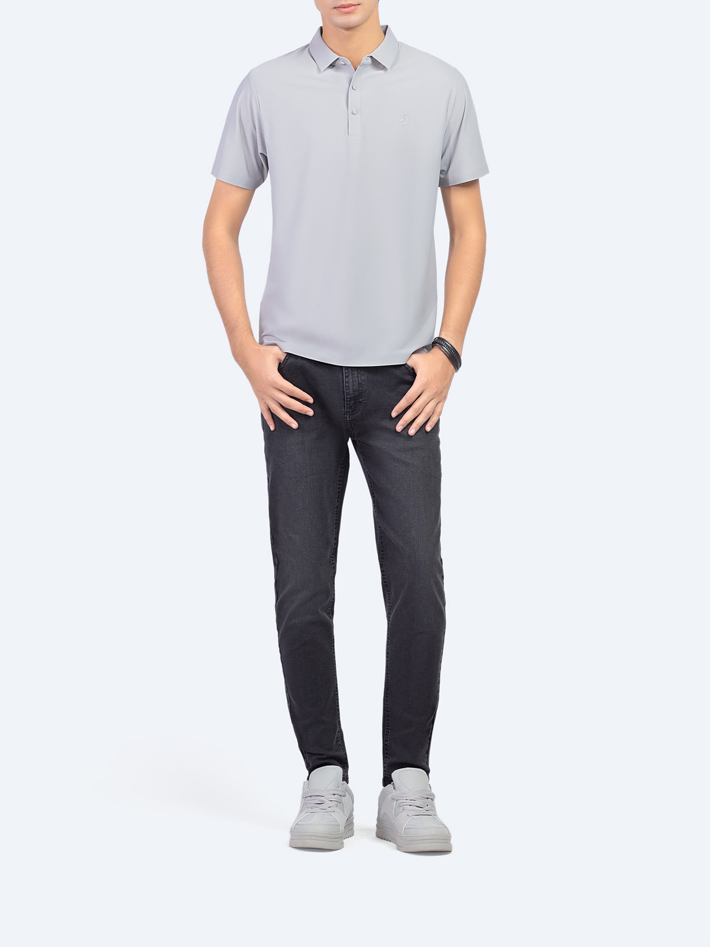Nylon Textured Polo - FMTCP5-089