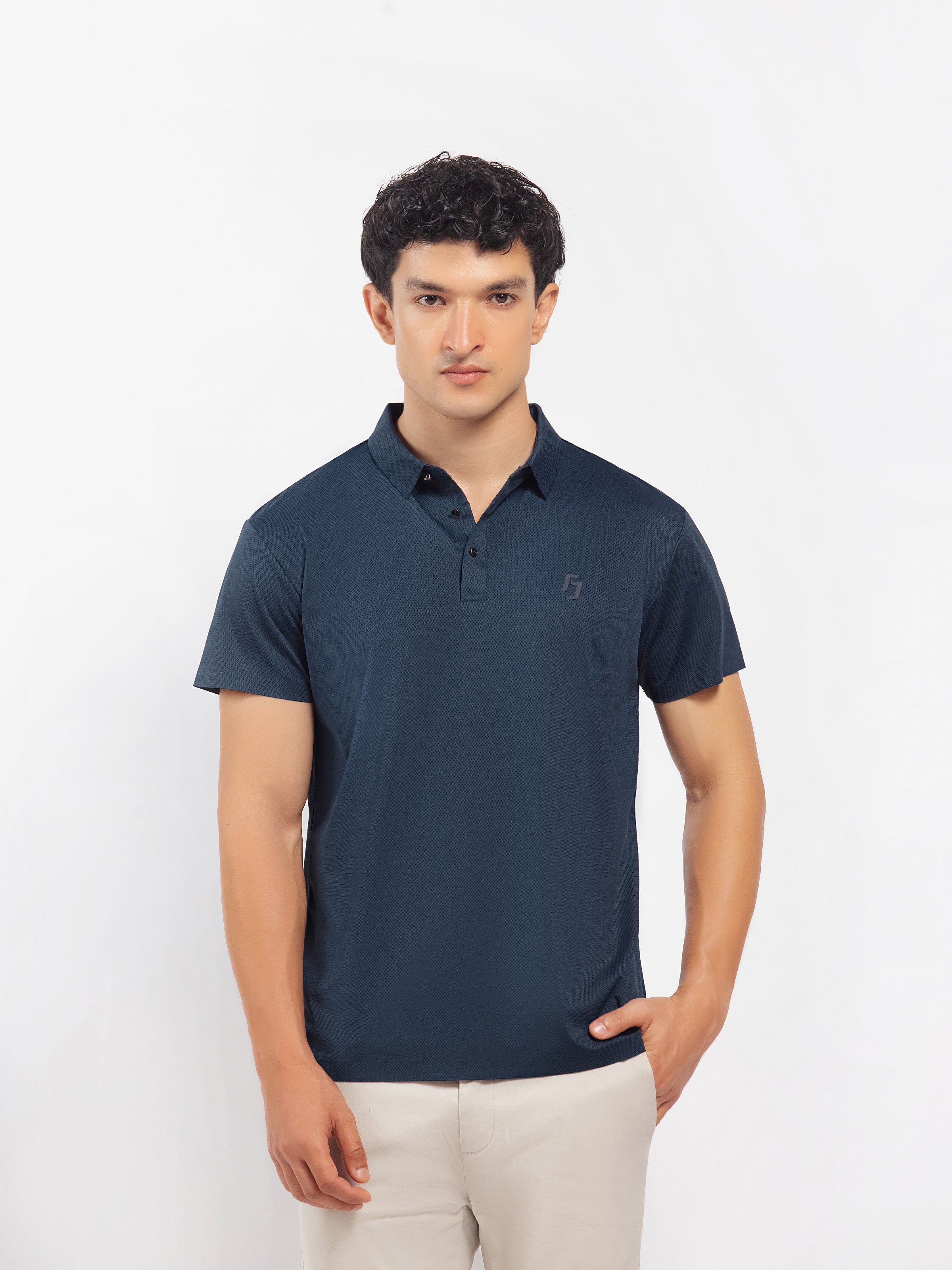 Nylon Textured Polo - FMTCP5-096