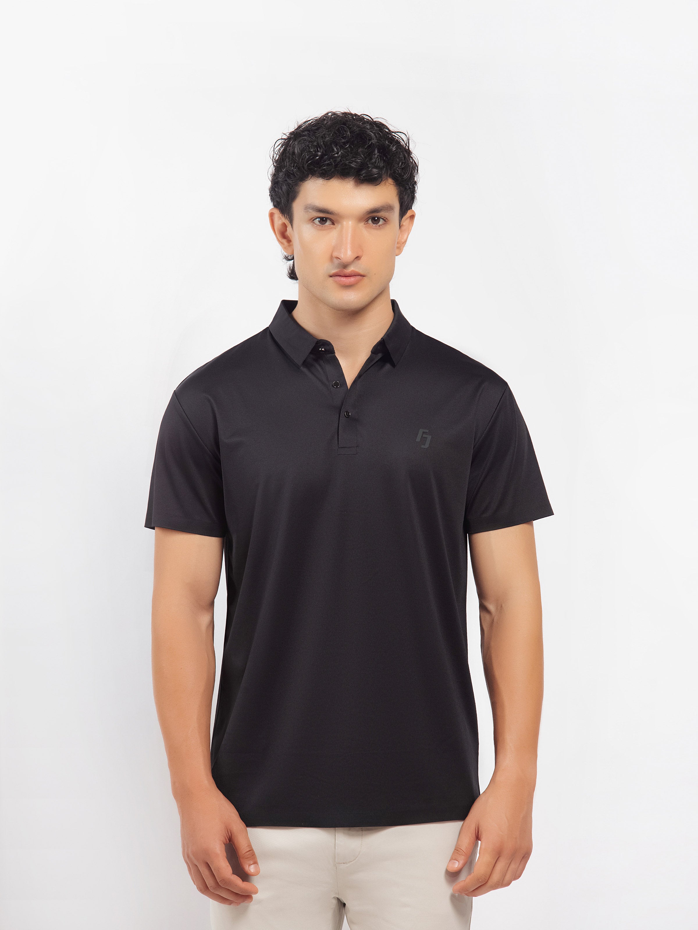 Nylon Textured Polo - FMTCP5-099