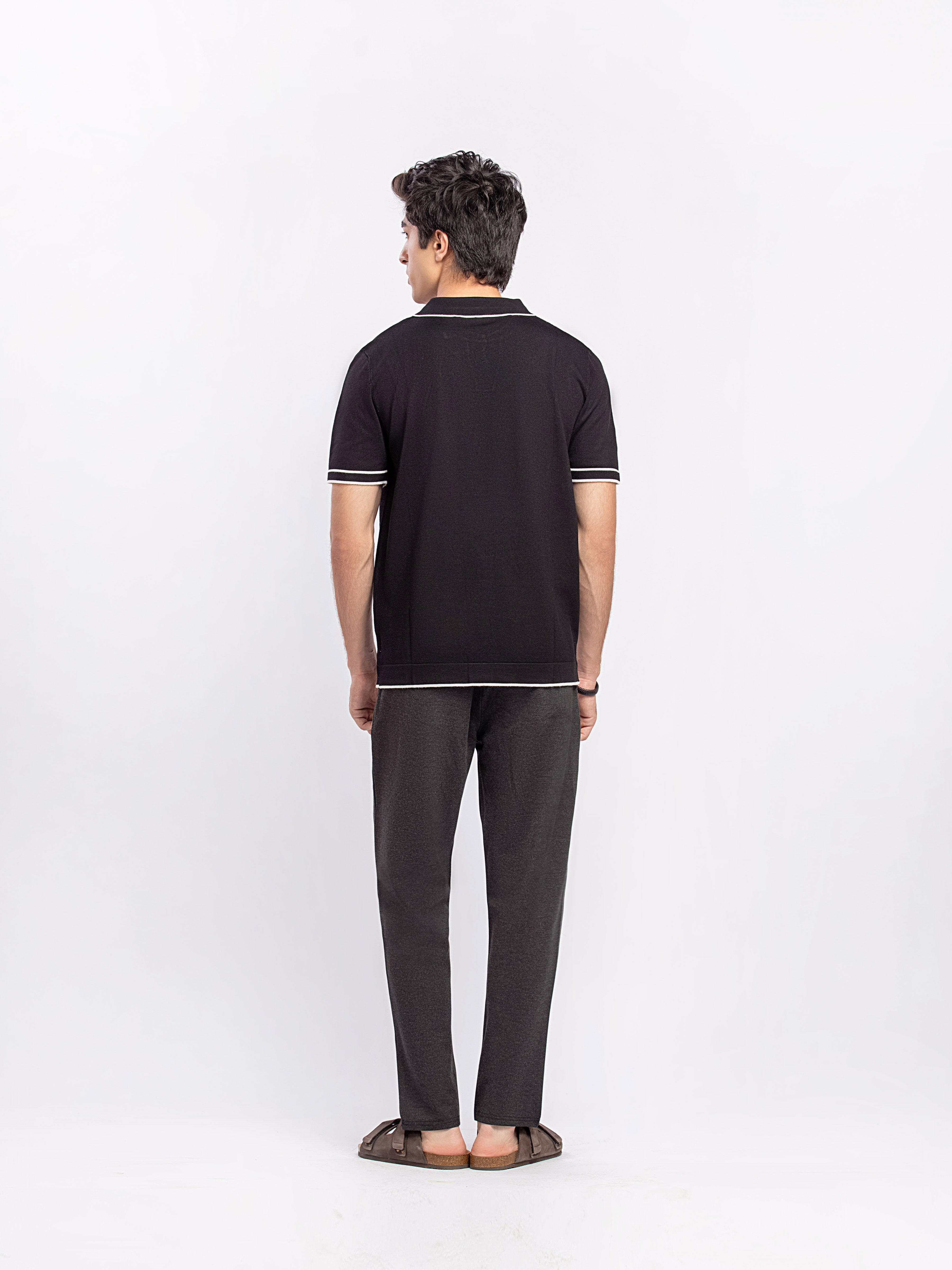 Johnny Collar Knitted Polo - FMTCP5-102