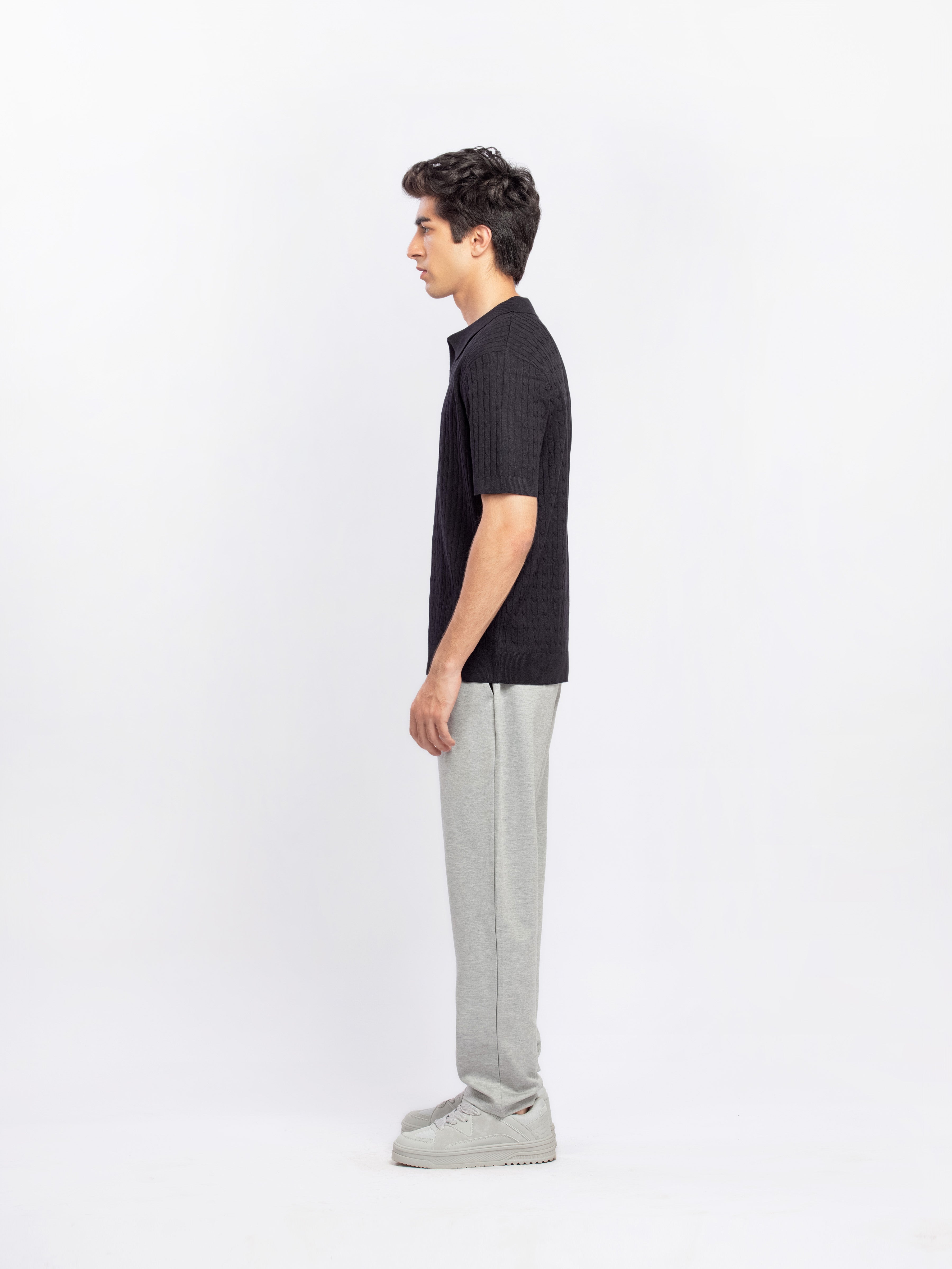 Johnny Collar Knitted Polo - FMTCP5-104