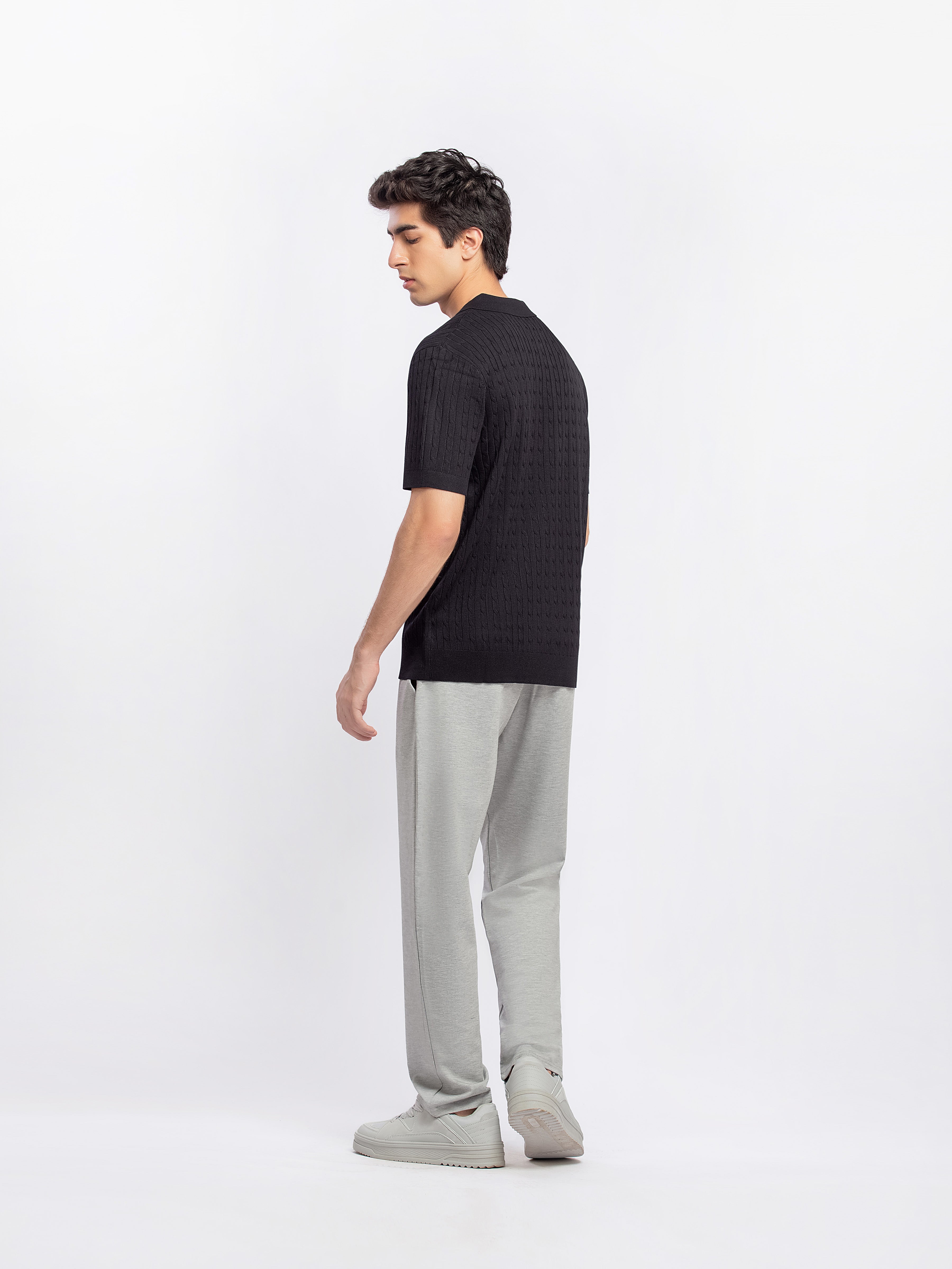 Johnny Collar Knitted Polo - FMTCP5-104