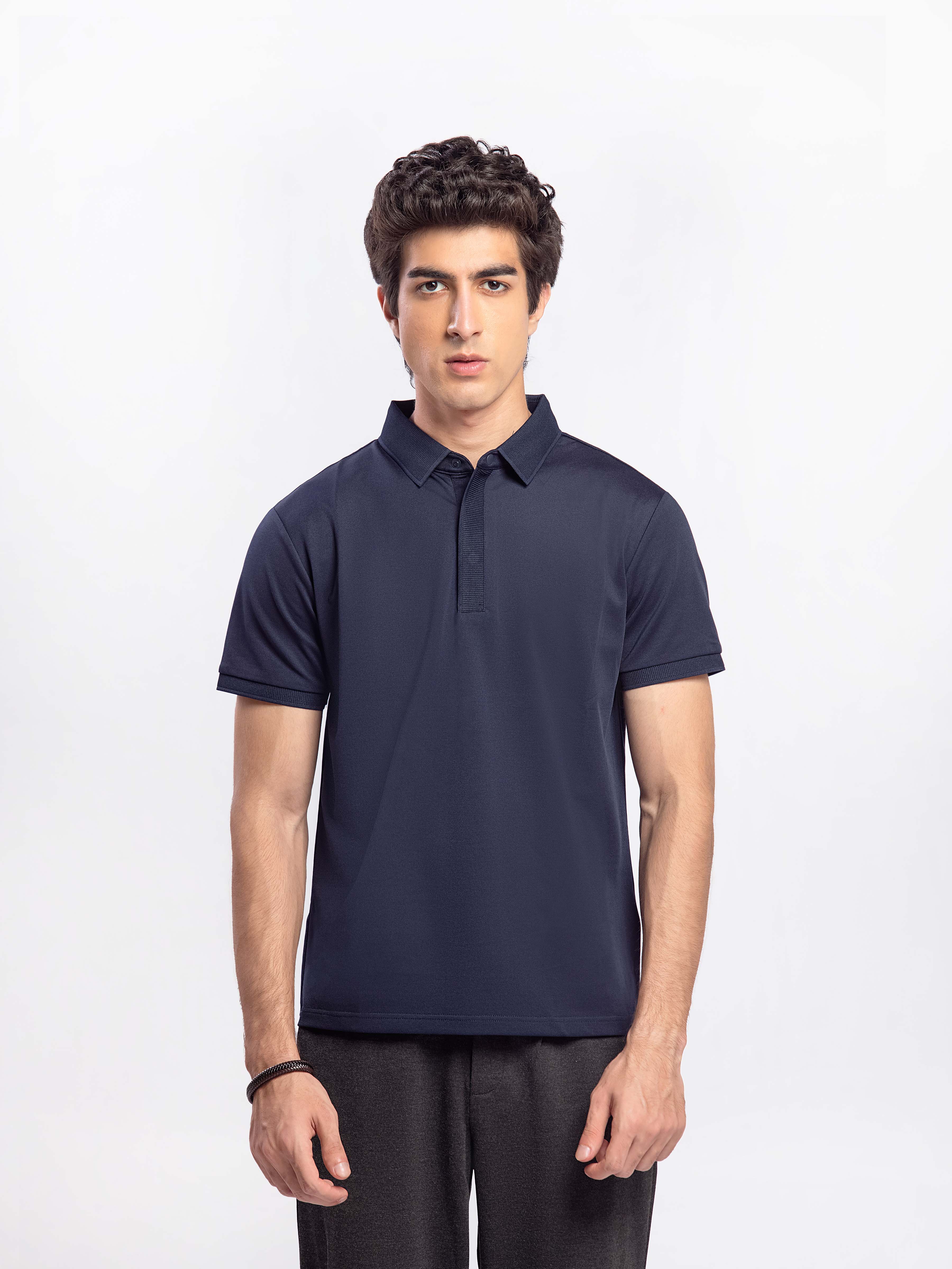 Smart Fit Textured Polo - FMTCP5-123