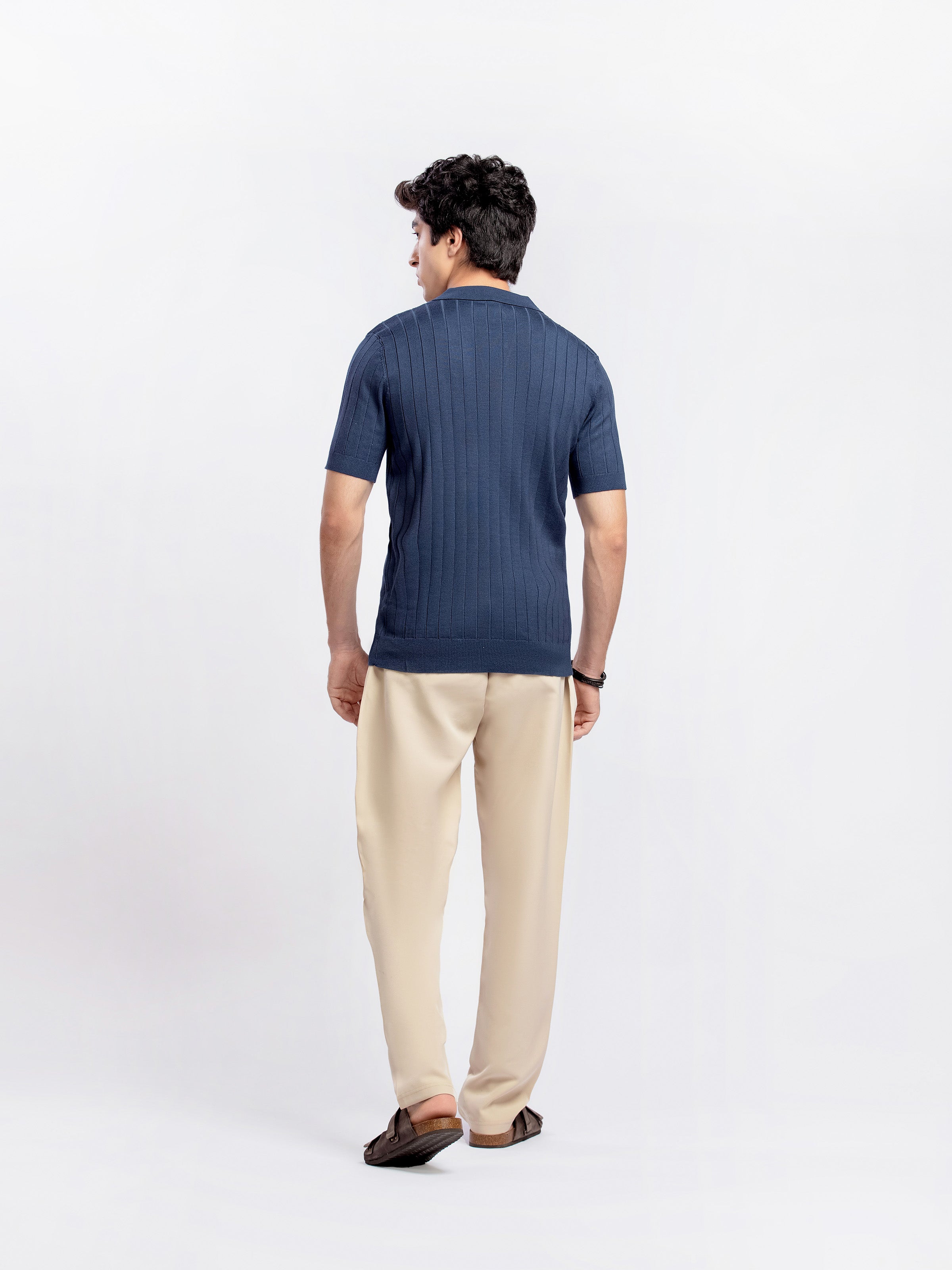 Johnny Collar Knitted Polo - FMTCP5-181